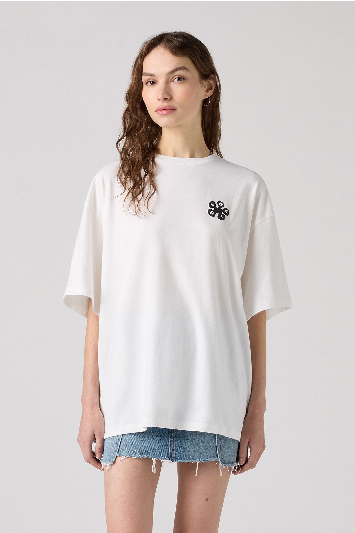 GRAPHIC SHORT STACK TEE 90S FESTIVAL FLOWER 1