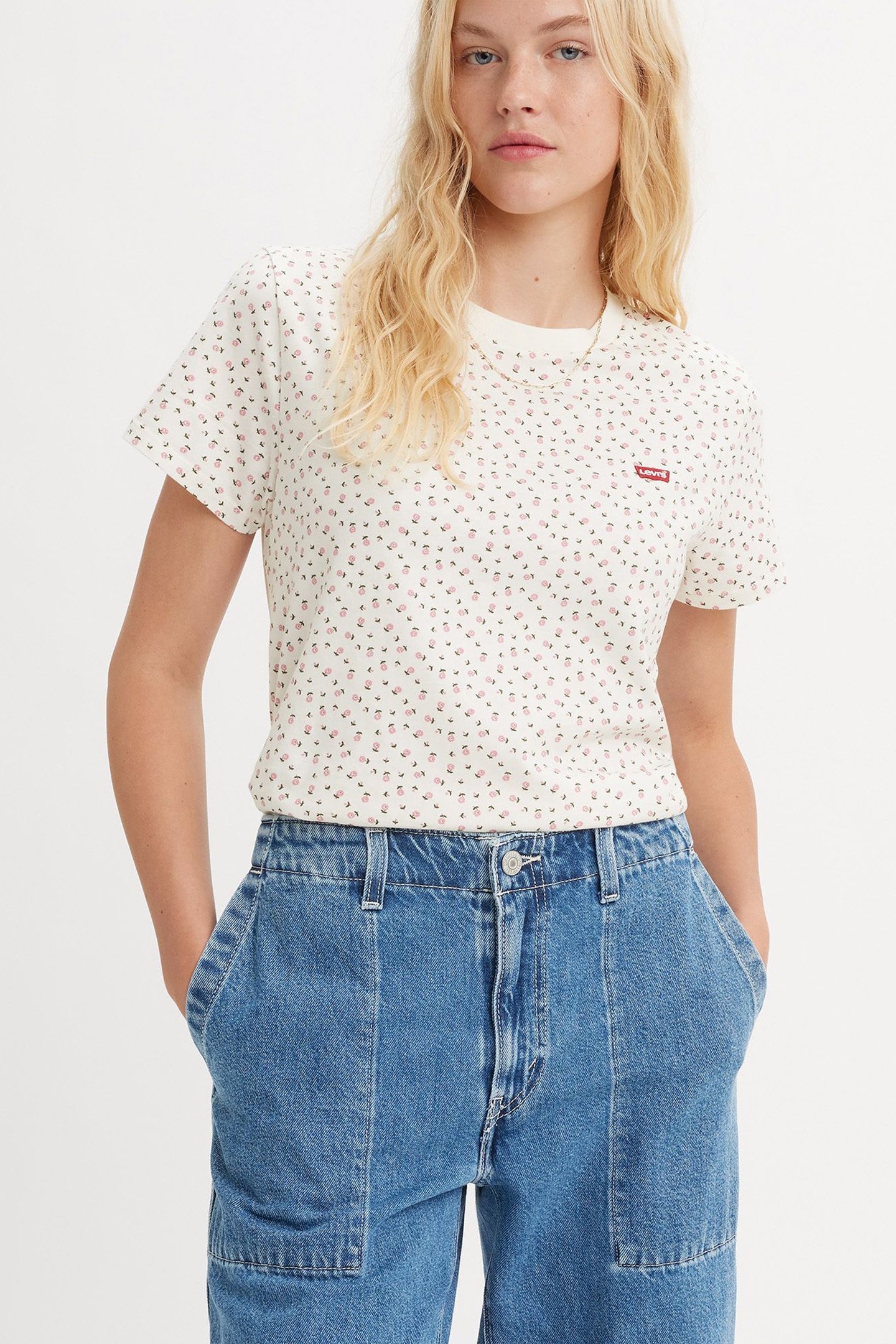 PERFECT TEE LINDEN FLORAL EGRET PRINT 3