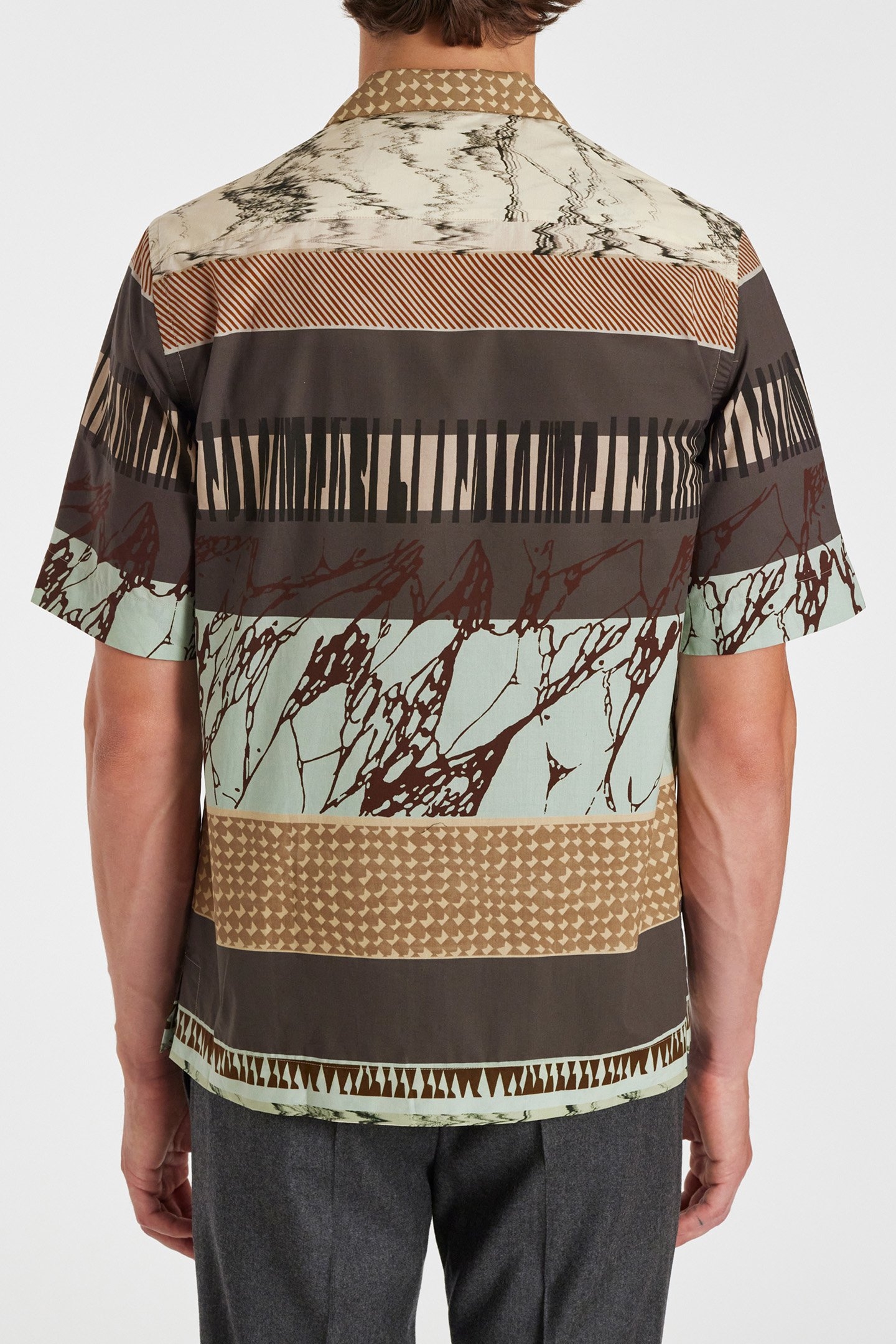 S/S REGULAR FIT SHIRT LT GREYISH GREEN 2