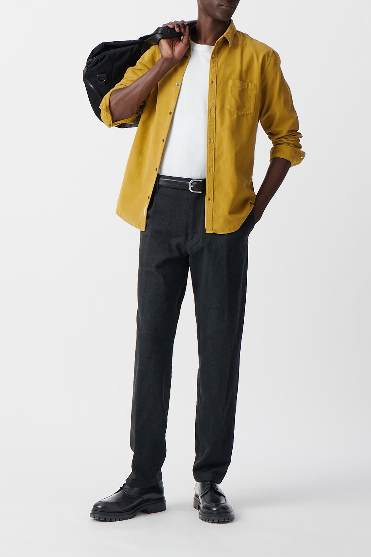 SHIRT REGULAR LICHEN VELVET MILLERAIES 5