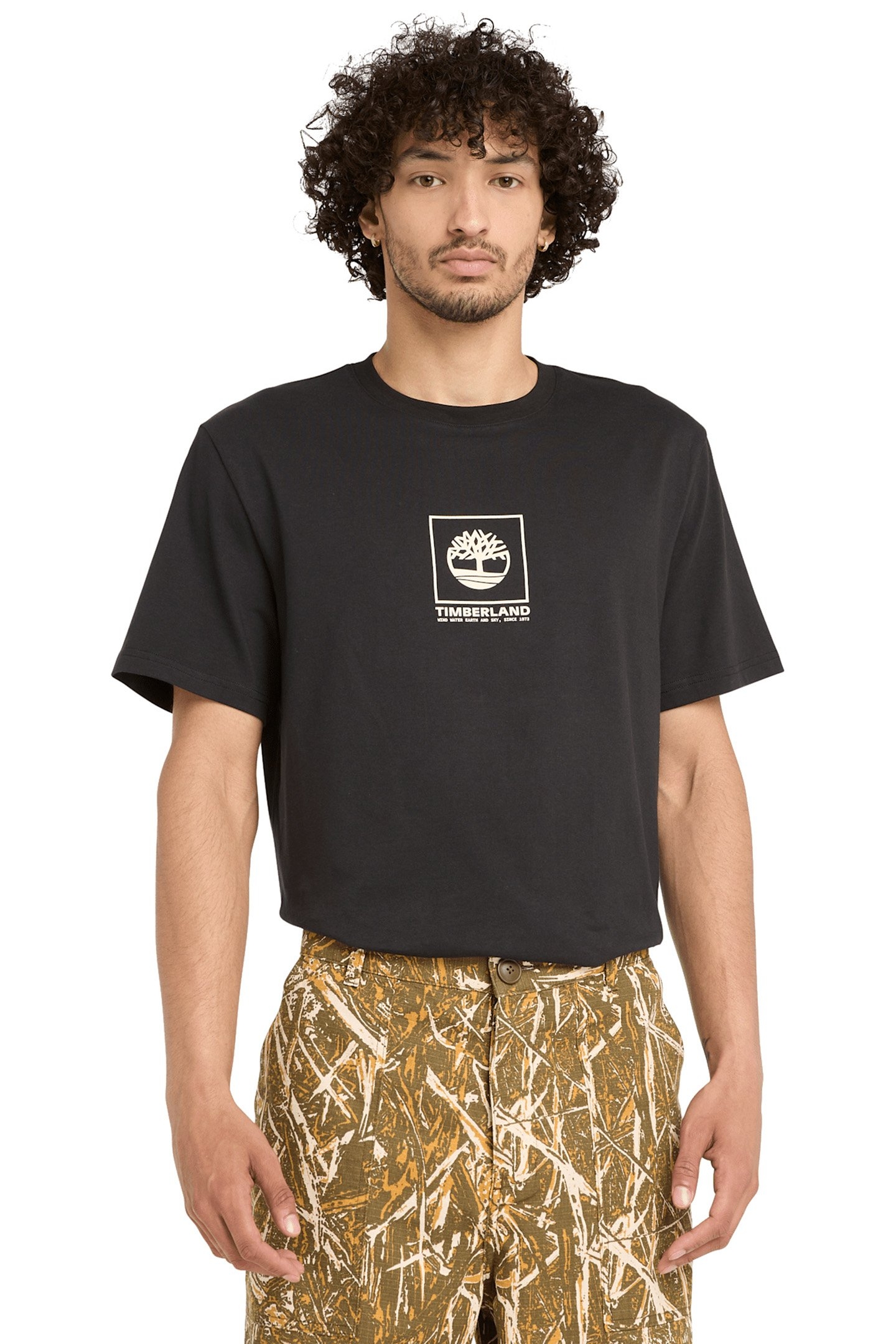 SS STACK CAMO TEE BLACK 1