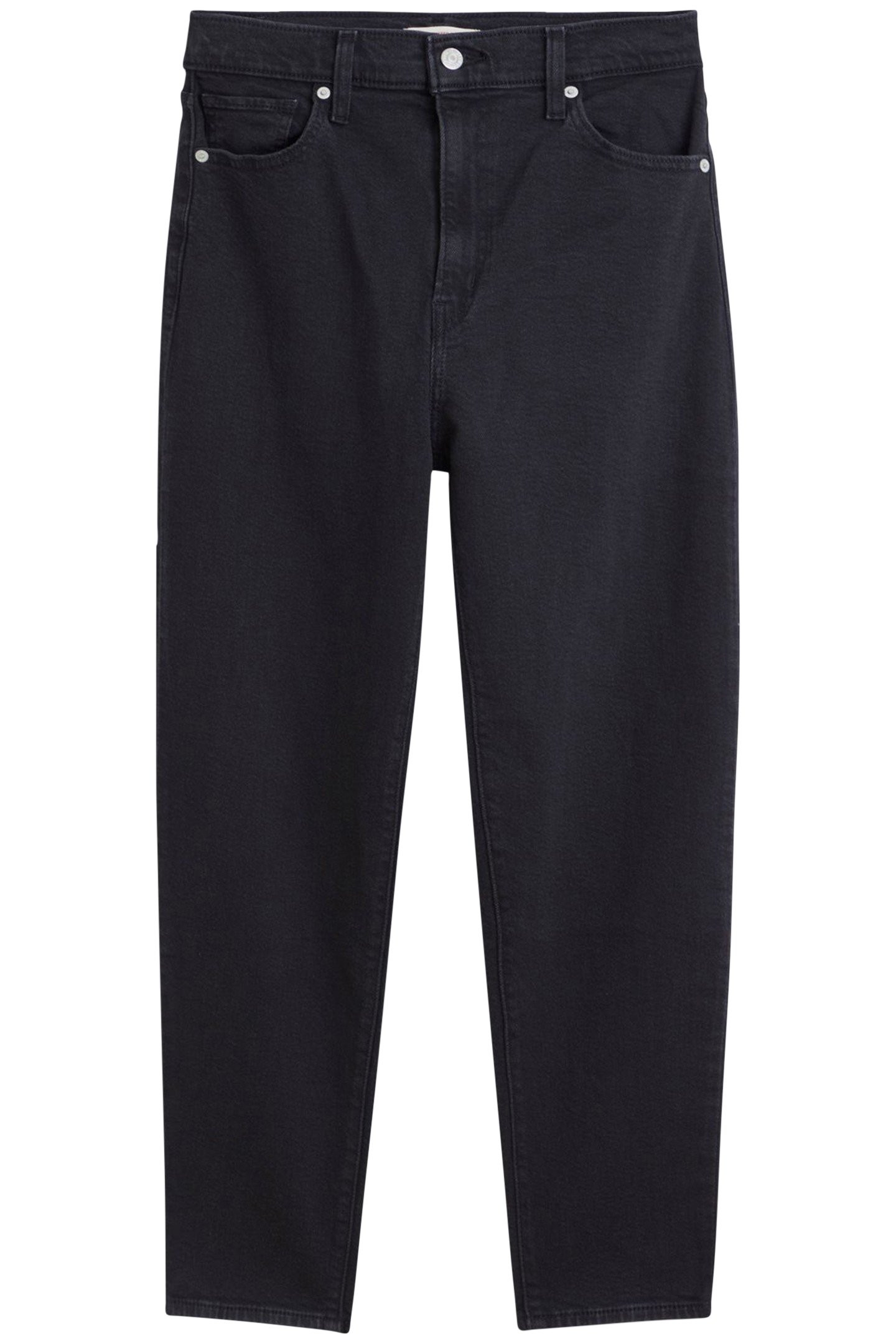 HIGH WAISTED MOM JEAN FLASH BLACK 4