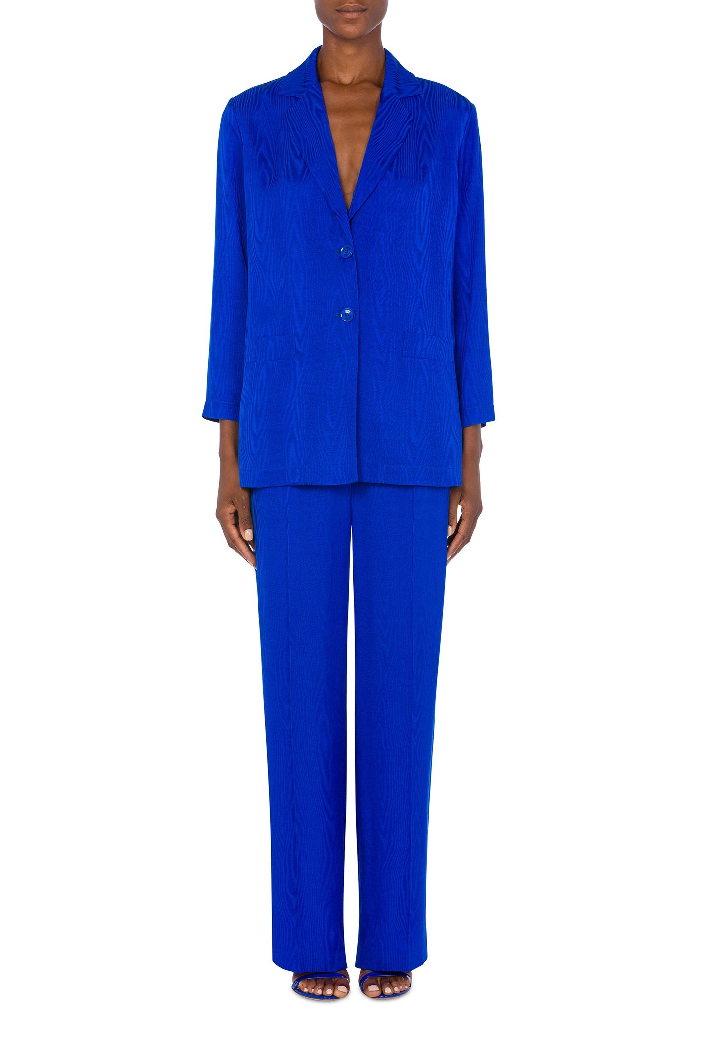 FLUID MOIRÉ JACKET BLUE 1