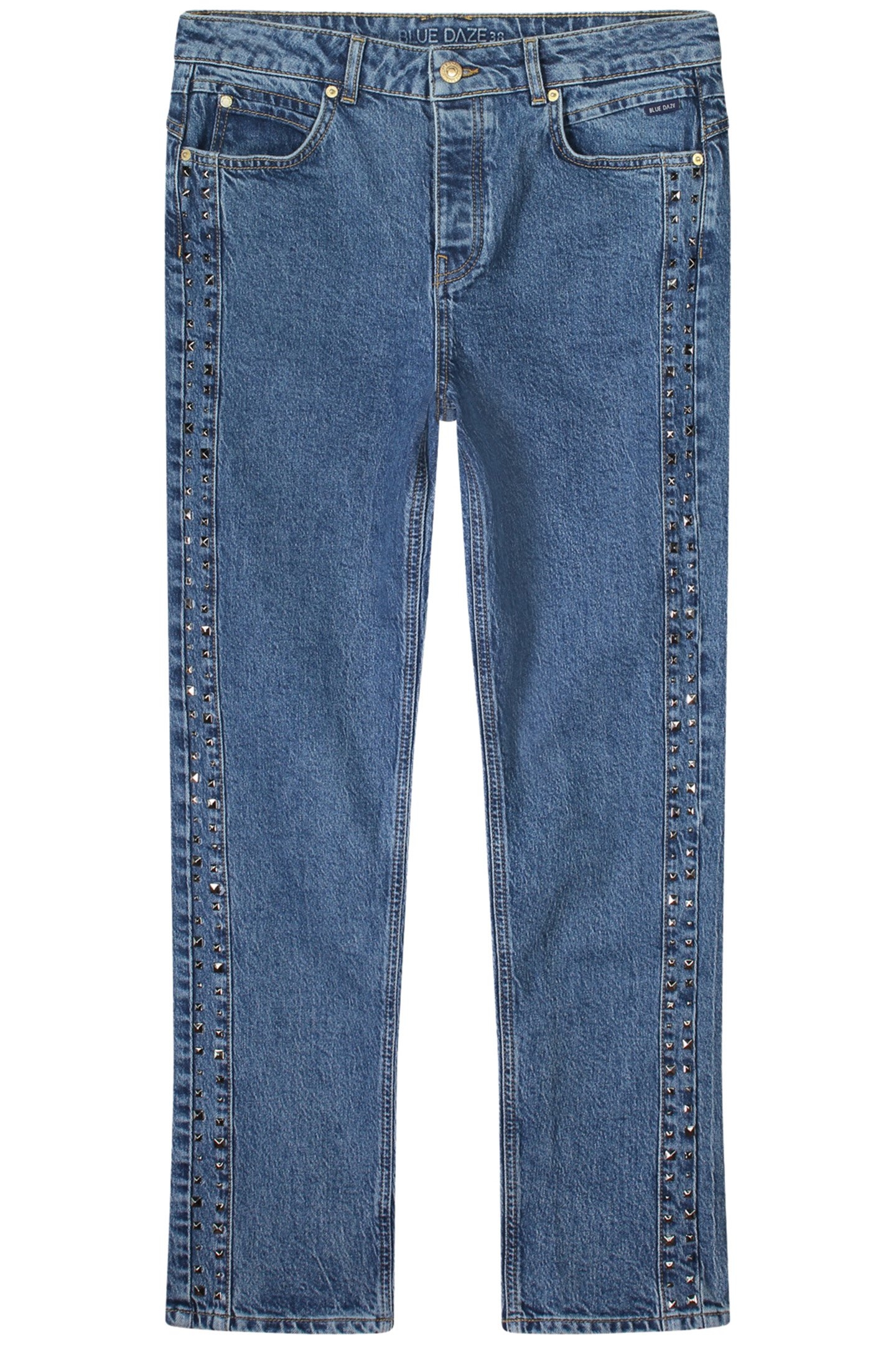 MOMS FIT JEANS INDIGO COTTON LYOCELL BLUES 3