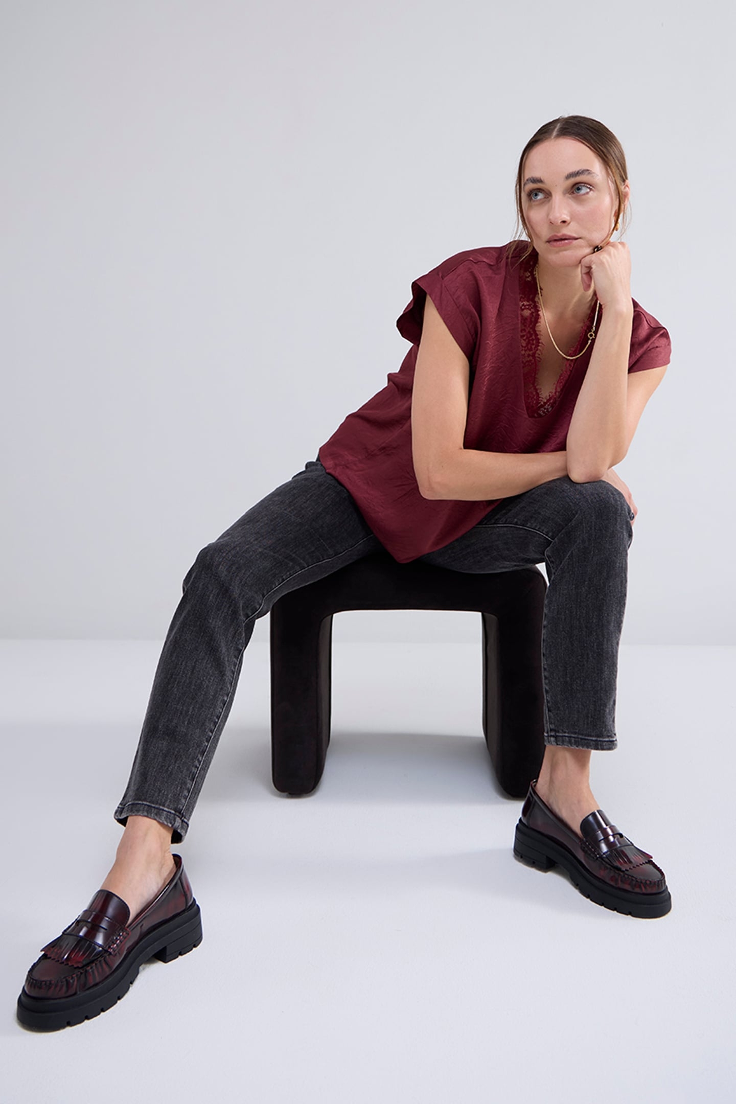 TOP SLEEVELESS SILKY TOUCH PURPLES 5