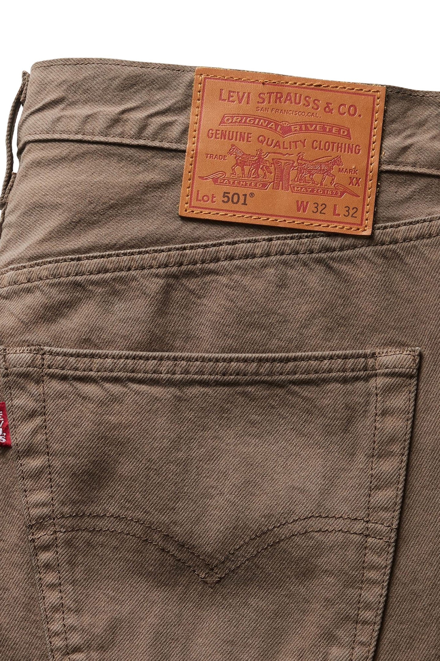 501 LEVIS ORIGINAL MUDDY ROOTS GD LTWT 7