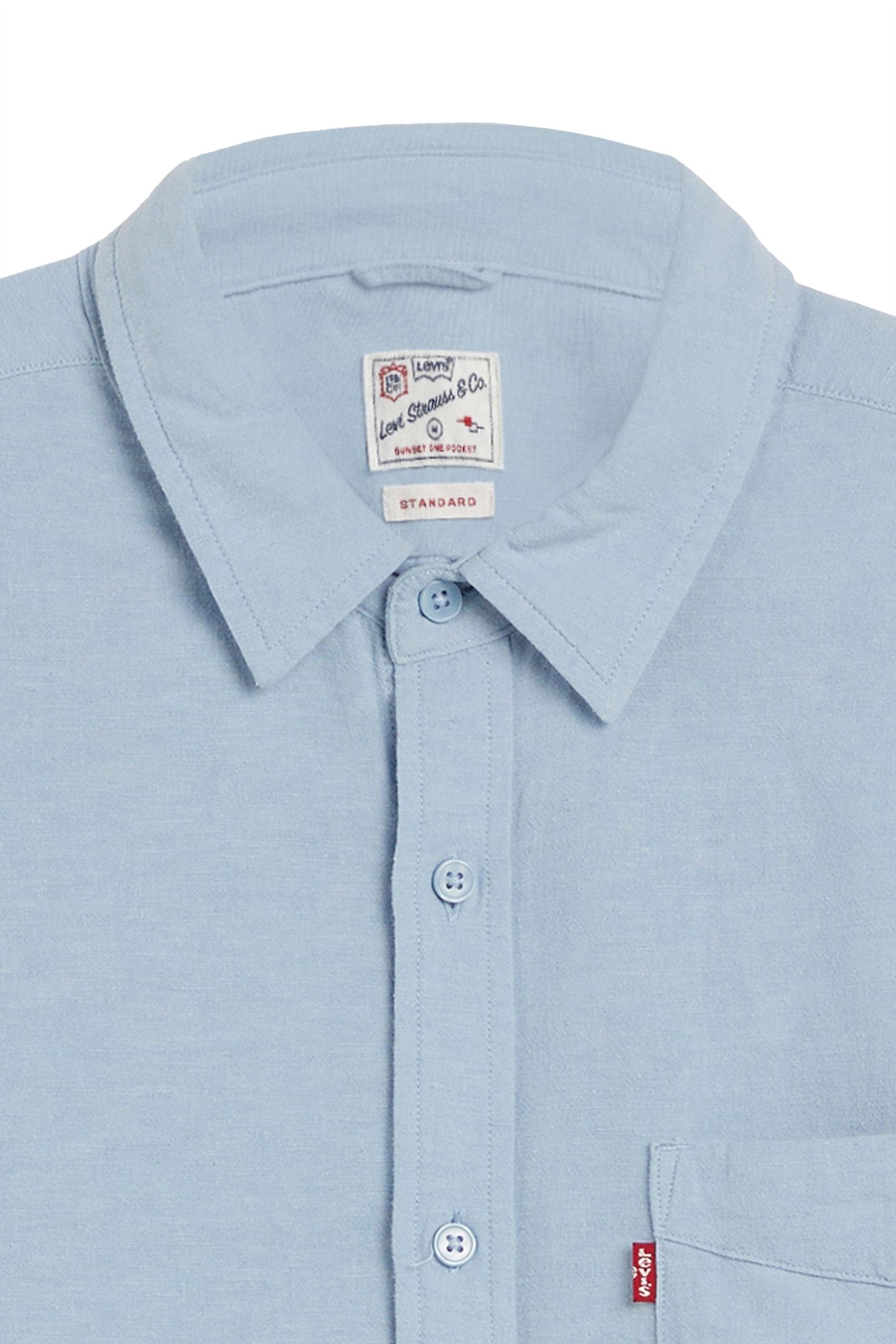 SUNSET 1 POCKET STANDARD CHAMBRAY BLUE 7