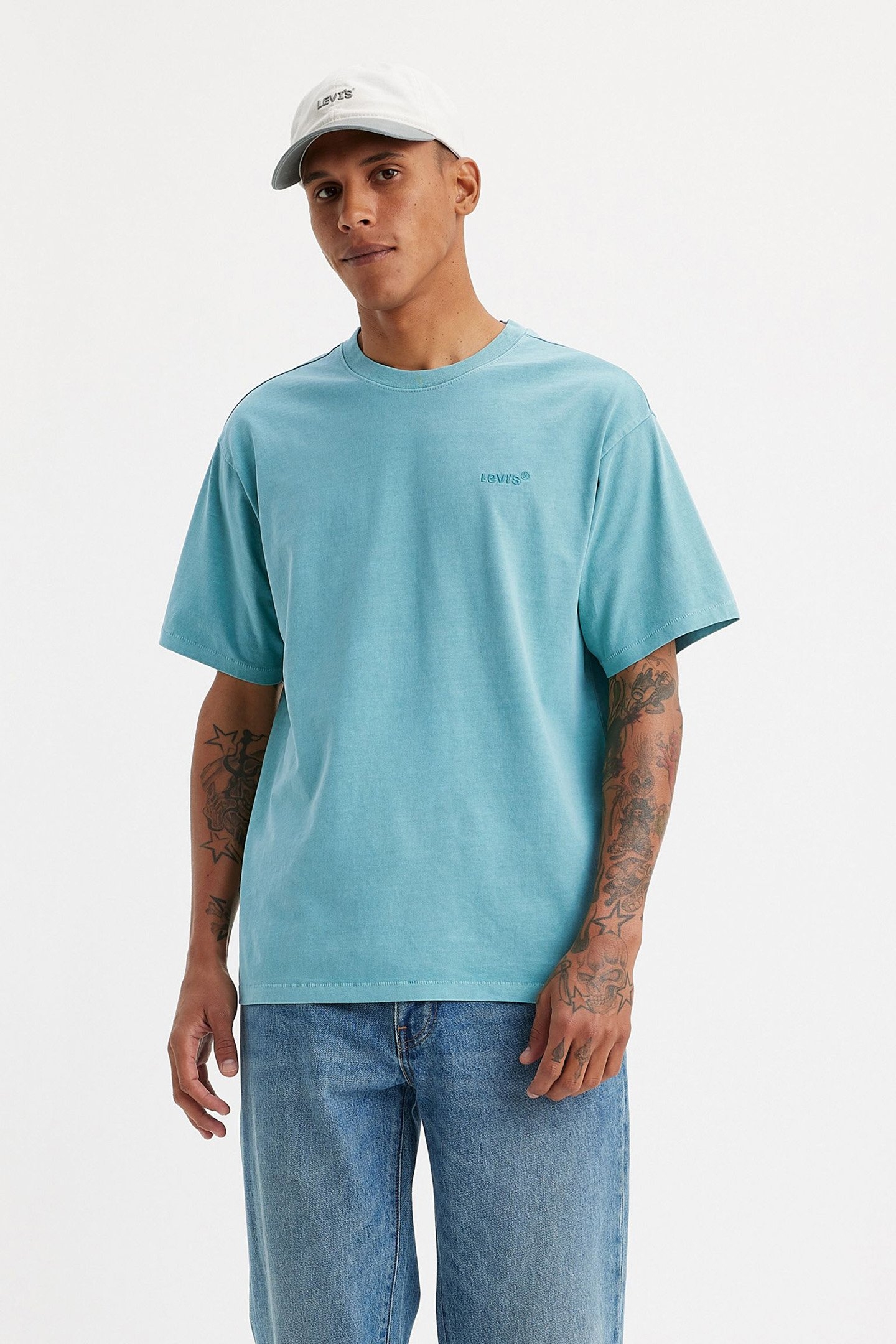 RED TAB VINTAGE TEE GD BLUE GROTTO 1