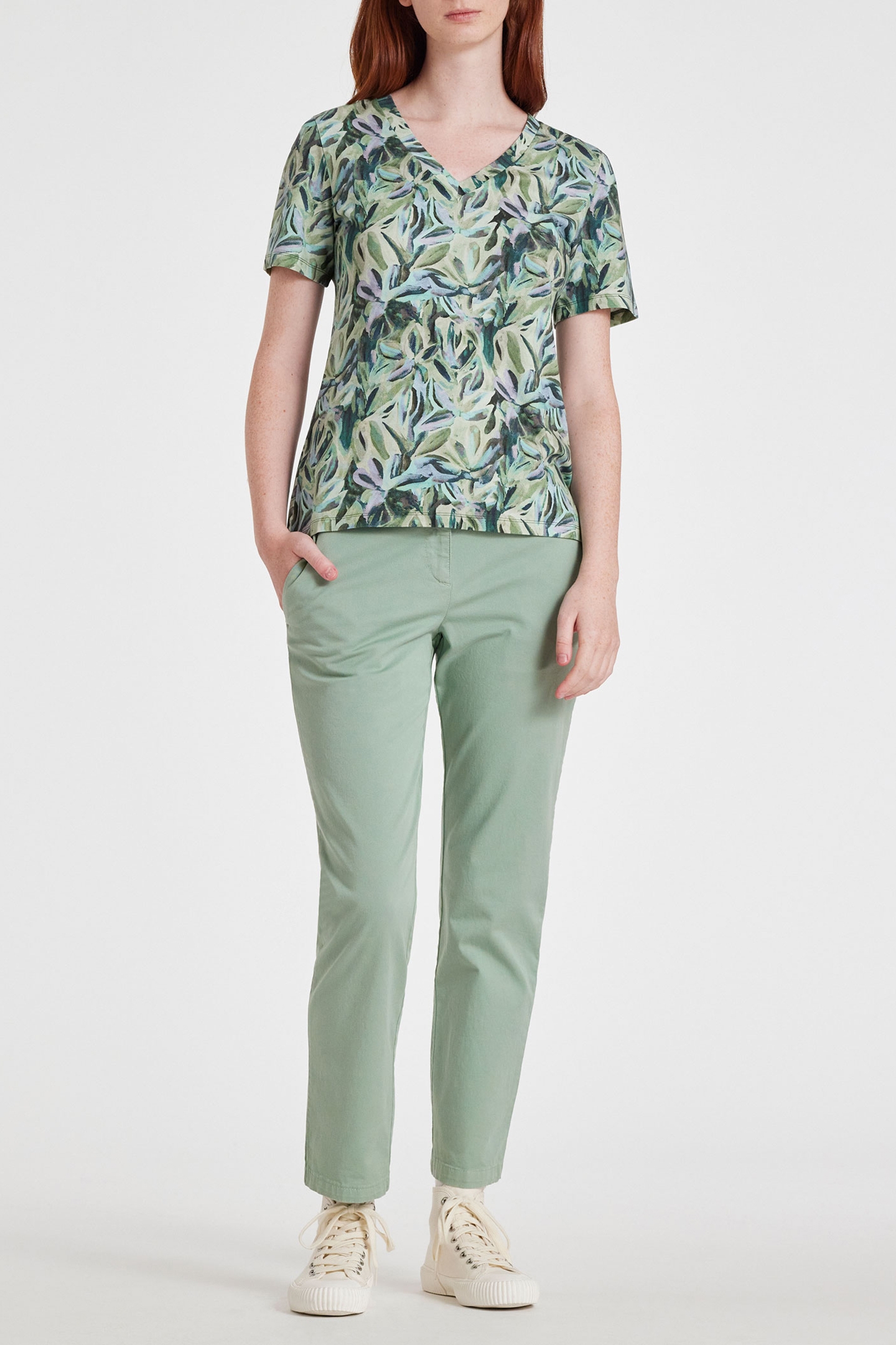 WOMENS STARGAZING TOP EMERALD GREEN 3