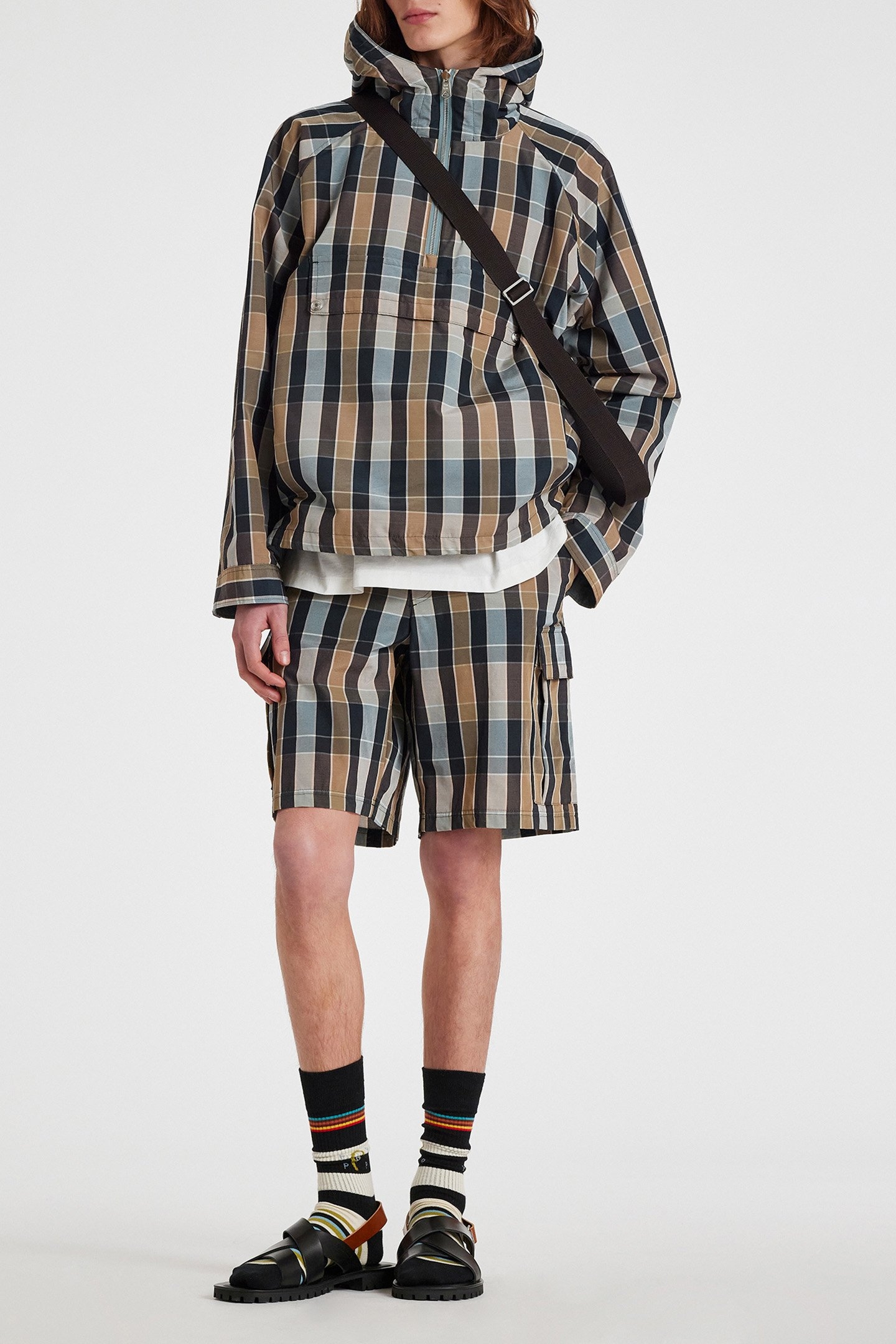 MENS POP CAGOULE BLUE 5