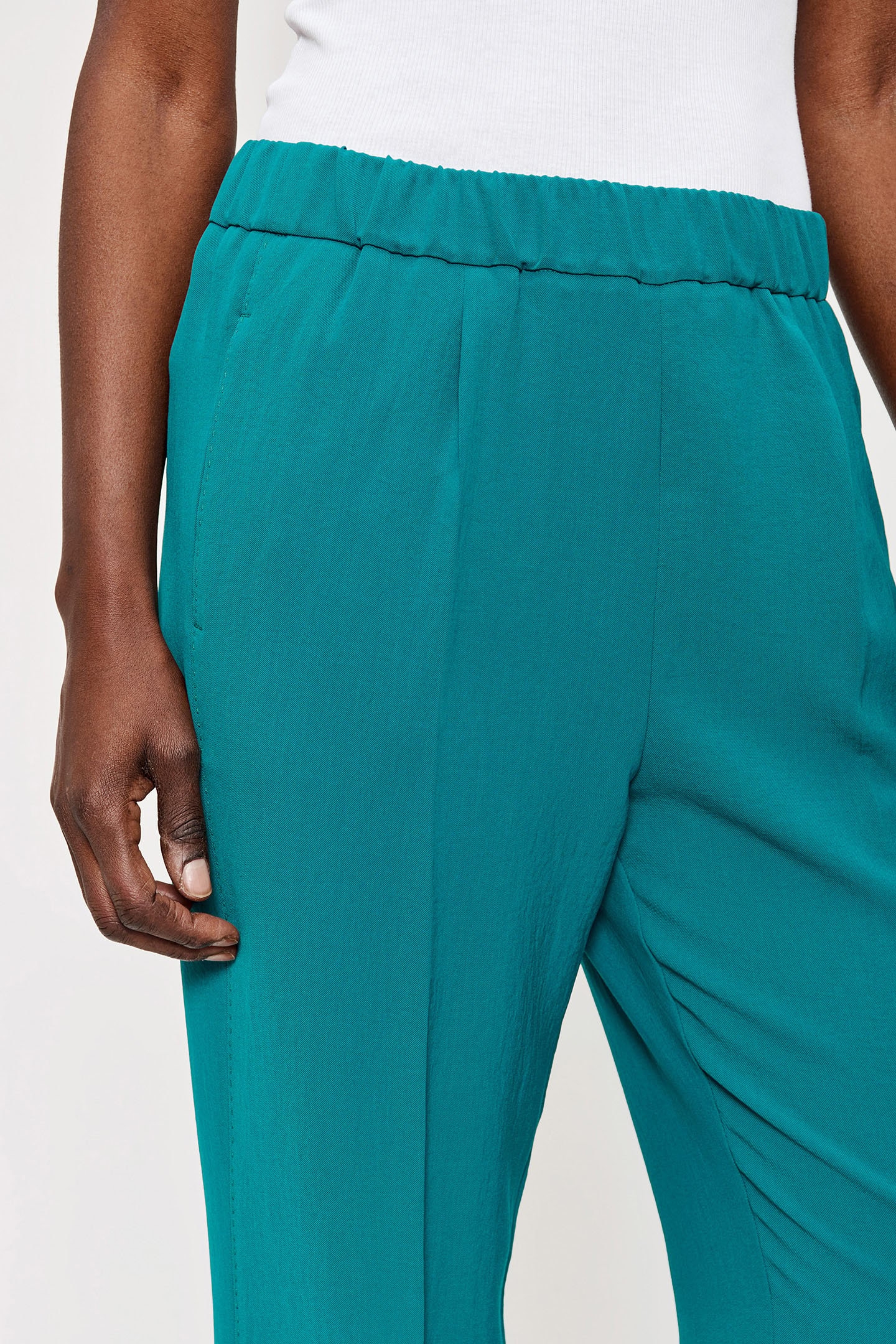 JAP CREPE RELAXED CHINO SEA GREEN 4