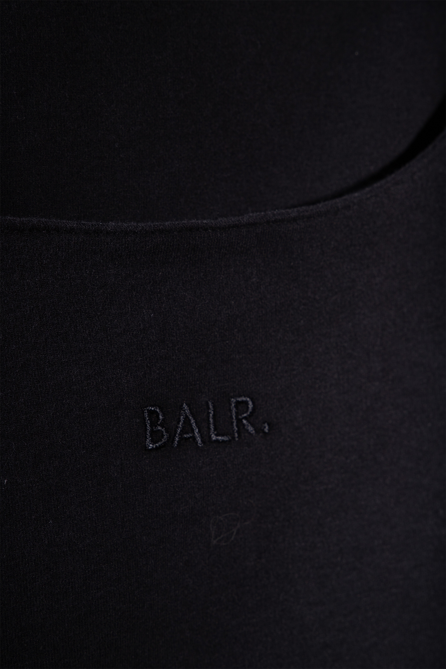 LOGO BRAND SQUARE NECK TOP JET BLACK 4