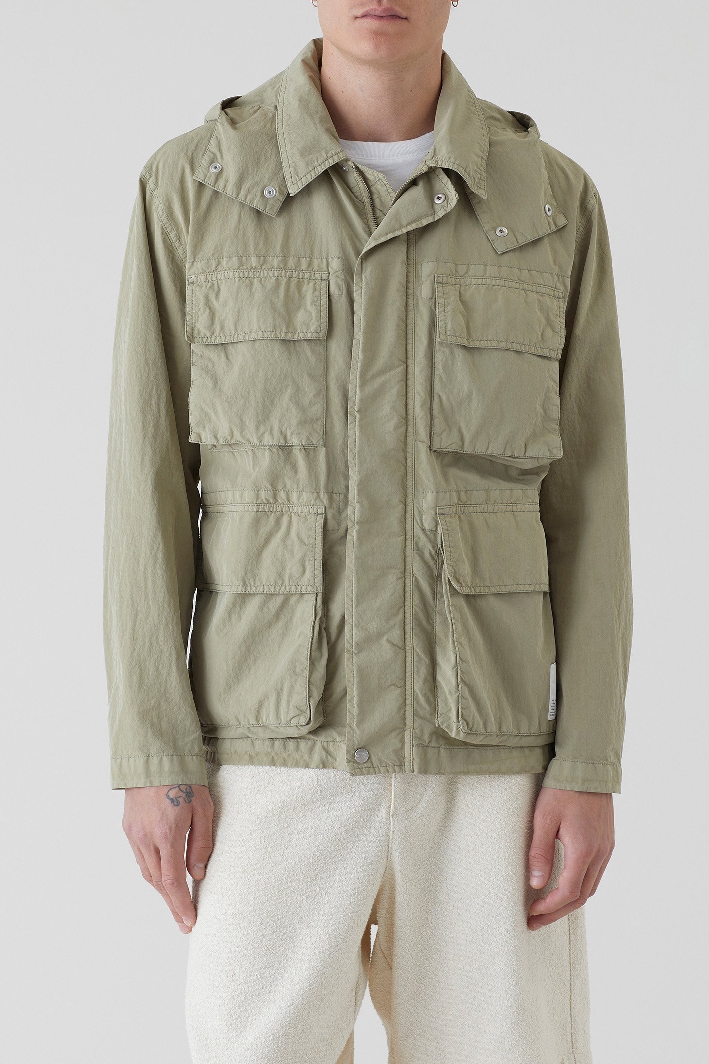 SHORT PARKA JACKETS & COATS LIGHT MOSS GREEN 1