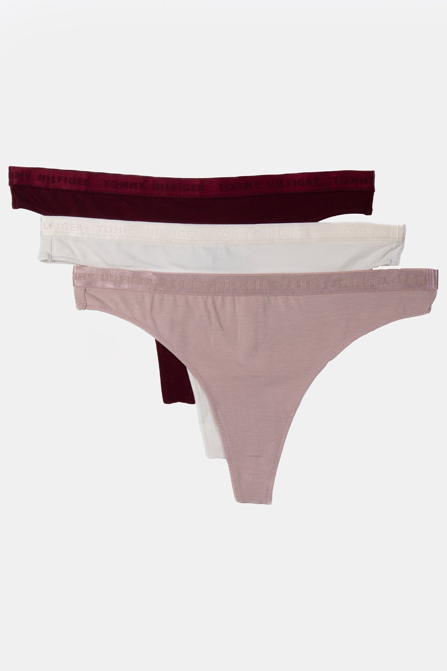 3 PACK THONG DEEP ROUGE/BAL BEIGE/IVORY 1