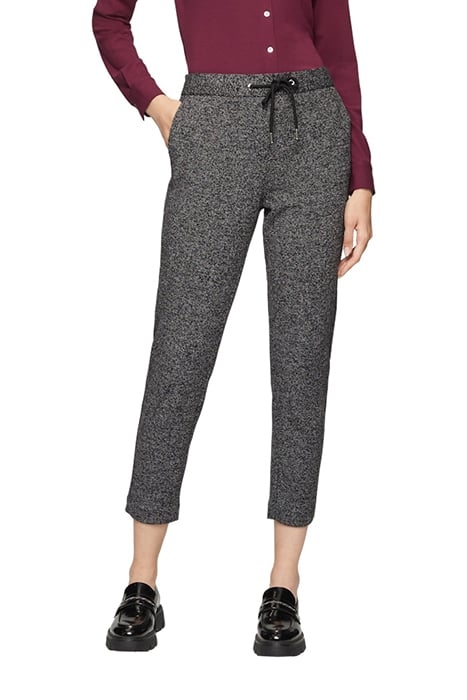 S.OLIVER PANTS 7/8 GREY/BLACK 1