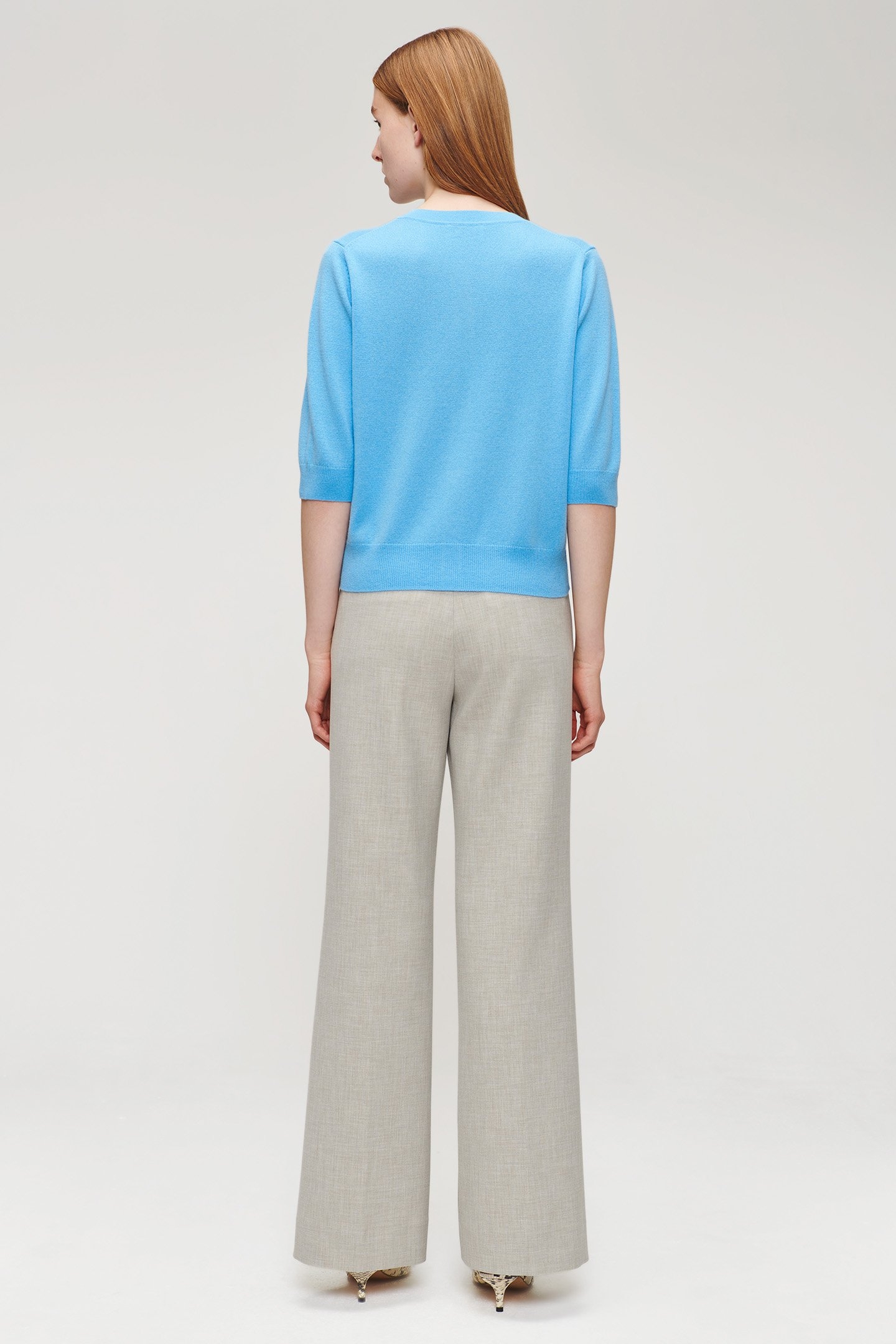 CASHMERE BLEND CARDI TOP BLUE BIRD 4