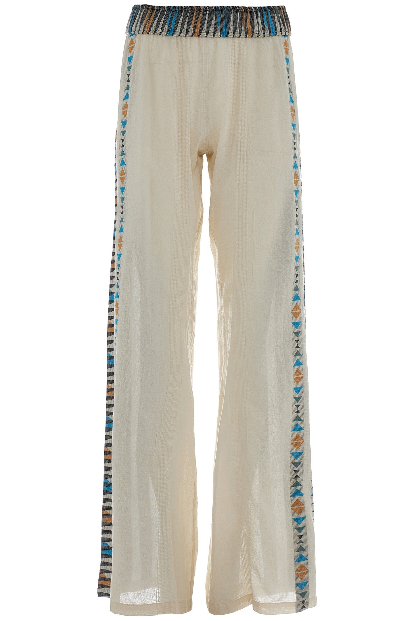 ILUMA TROUSER BLUE-CAMEL 1