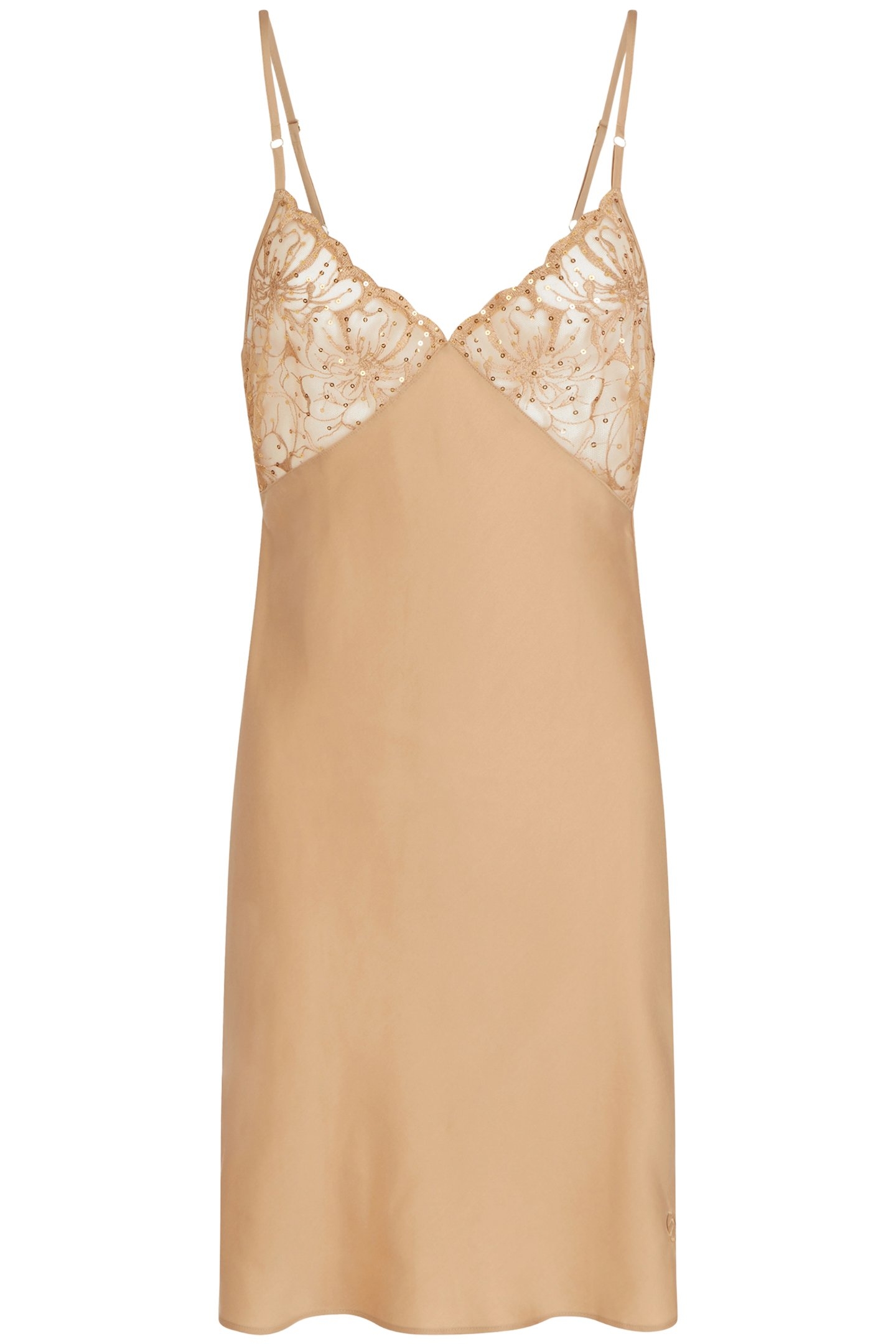 NW 1P NIGHTDRESS TOFFEE SEQUINS 3
