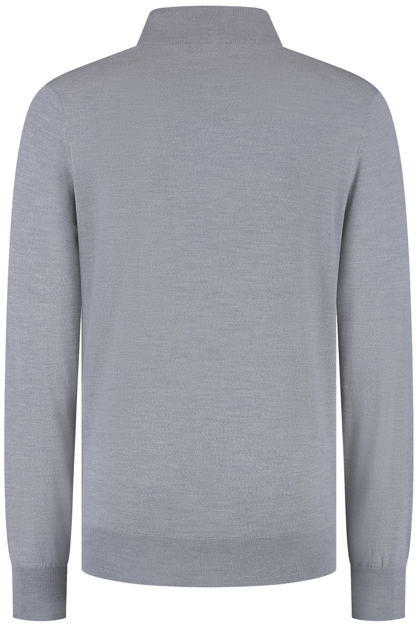 ZIP UP 100% MERINO MOONSTONE GREY 3