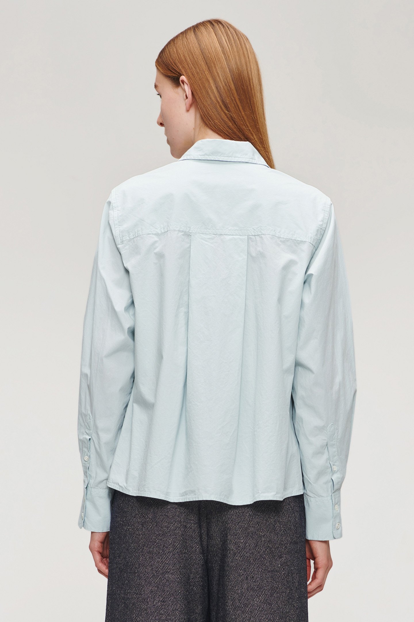 ORG COTTON BOXY SHIRT ICE 2