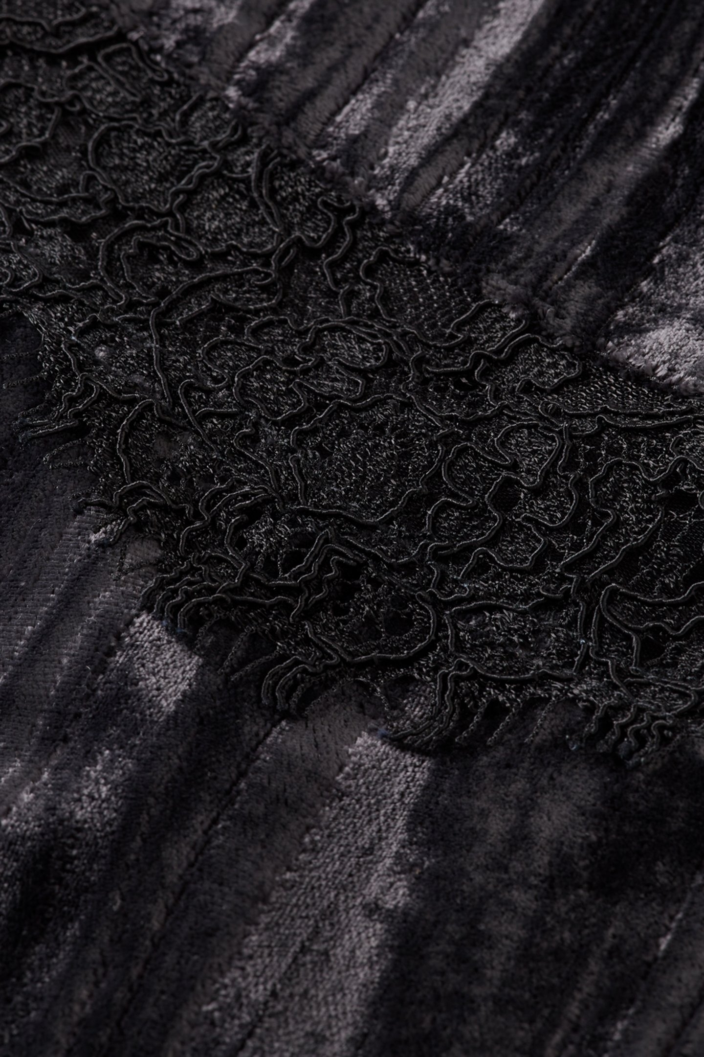 VELVET TANK TOP EVENING BLACK 8