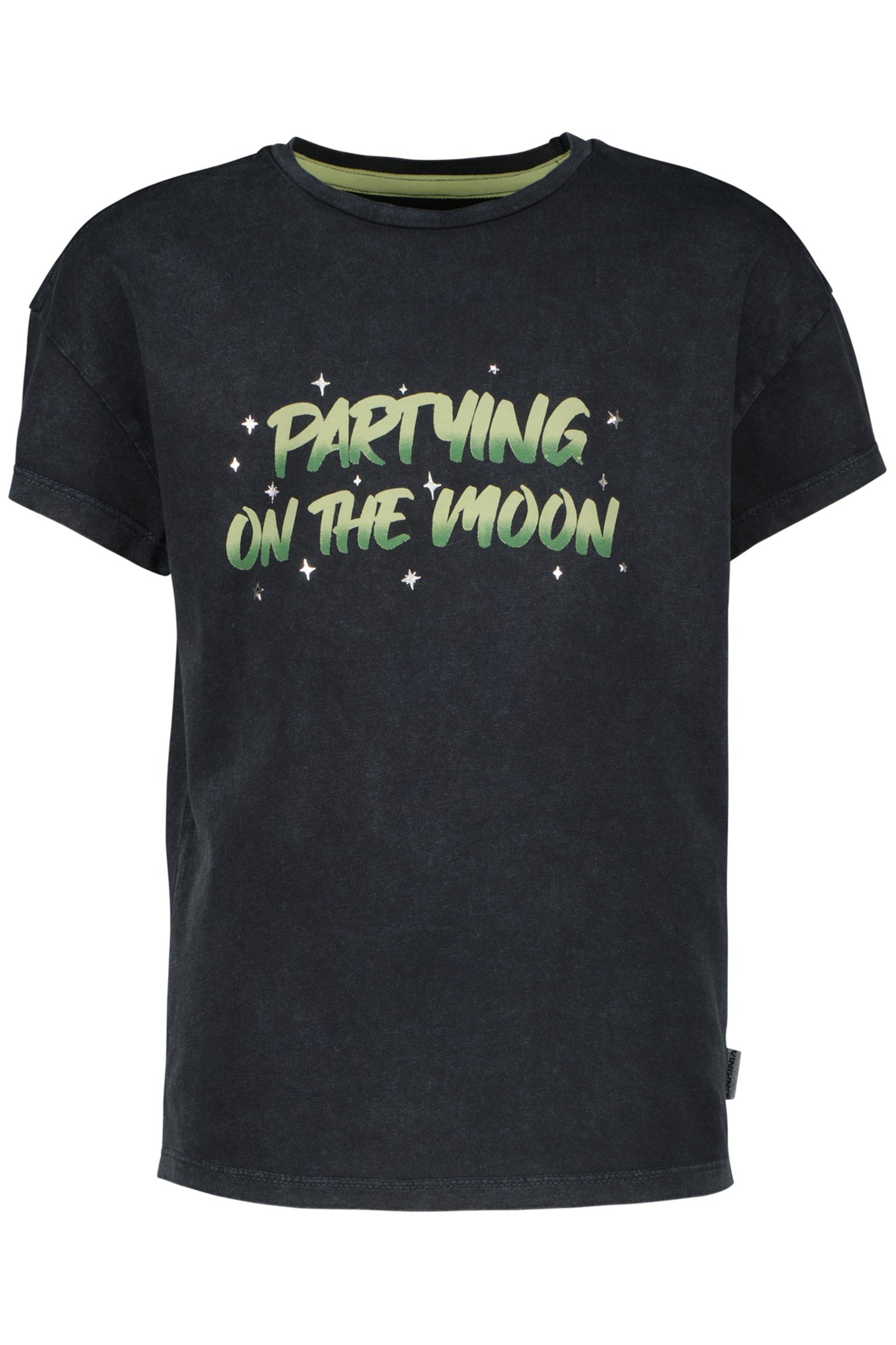 GIRL'S HIRA T-SHIRT WASHED BLACK 1