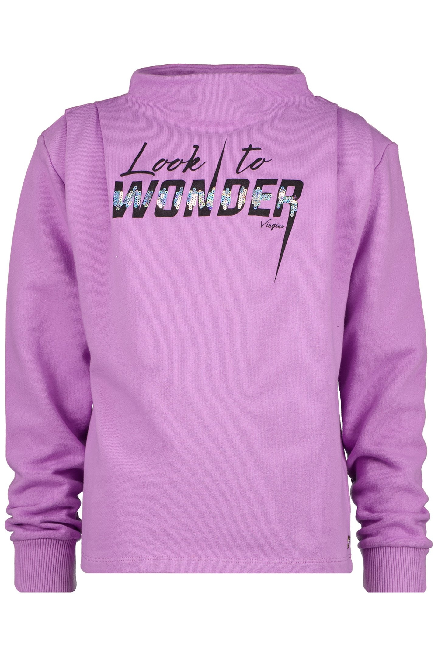 GIRL'S NANZY SWEATER VIOLET PURPLE 1