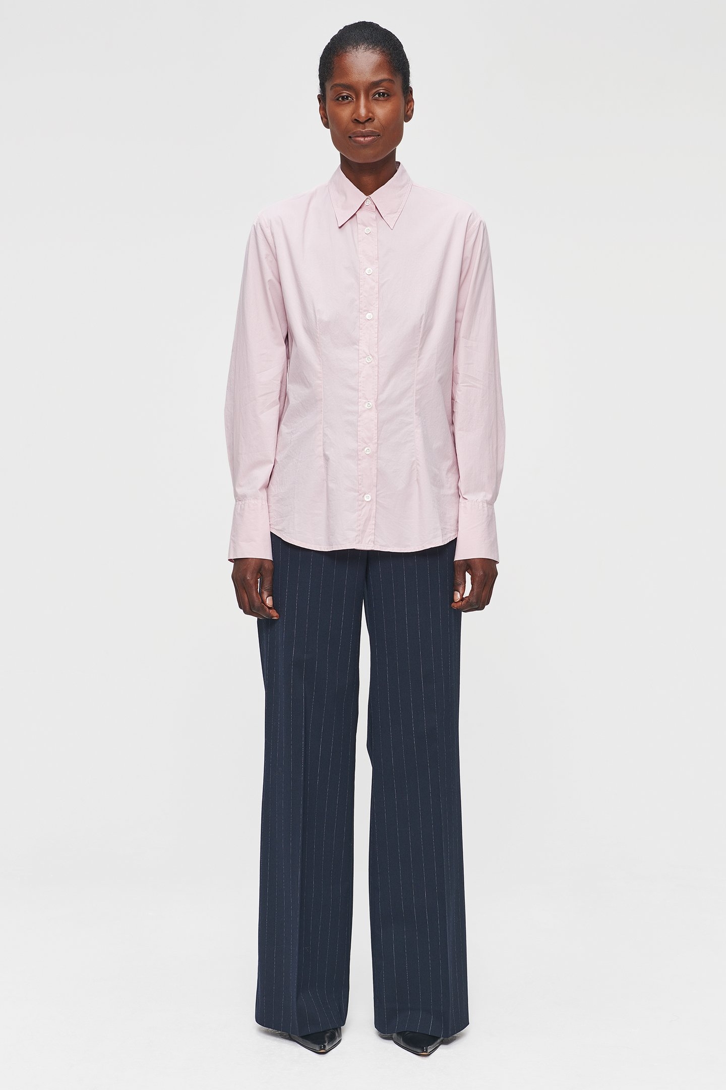 ORG COTTON FITTED SHIRT BLUSH 3