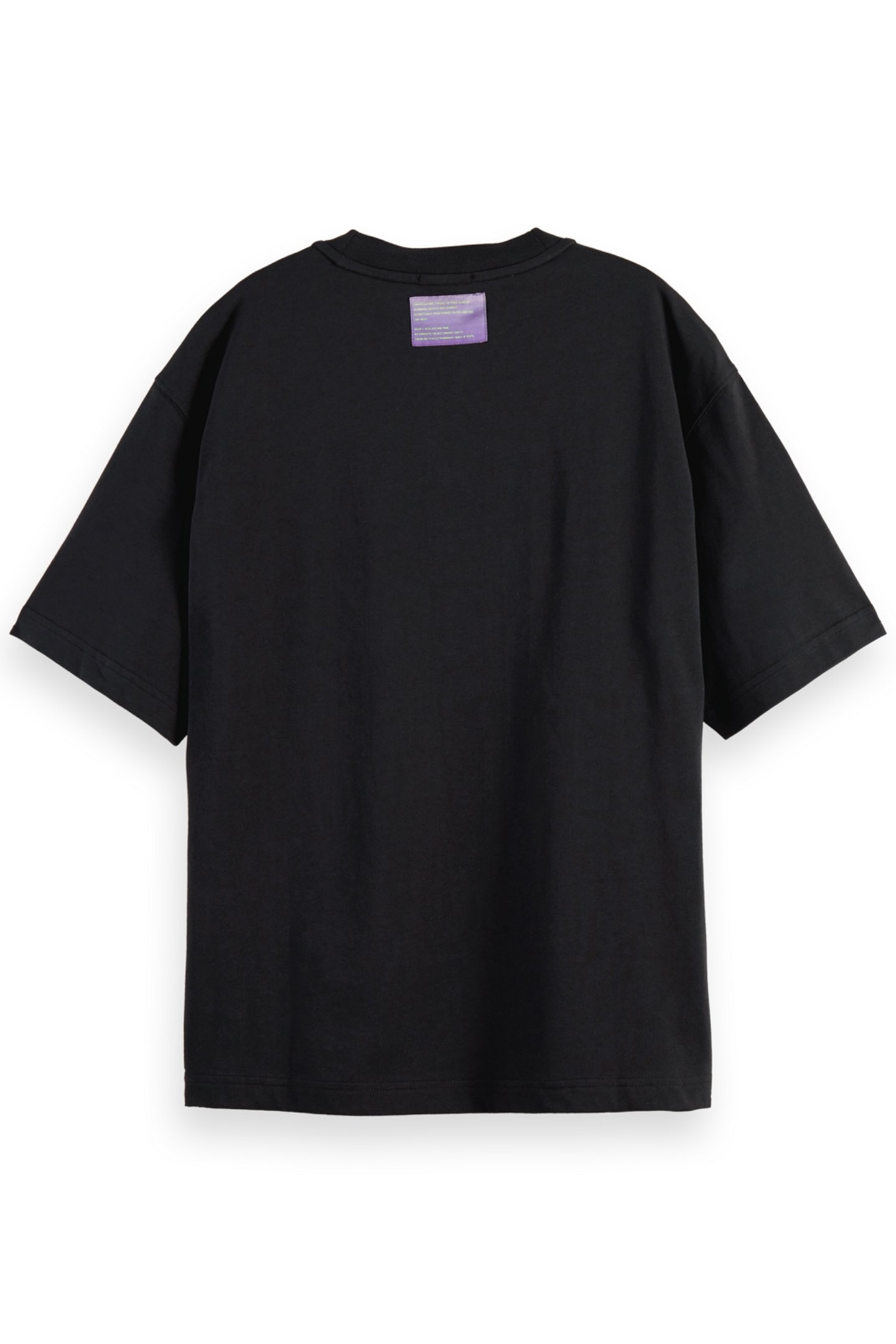 LOOSE FIT T-SHIRT WITH BIG ARTWORK BLACK BEAN 4