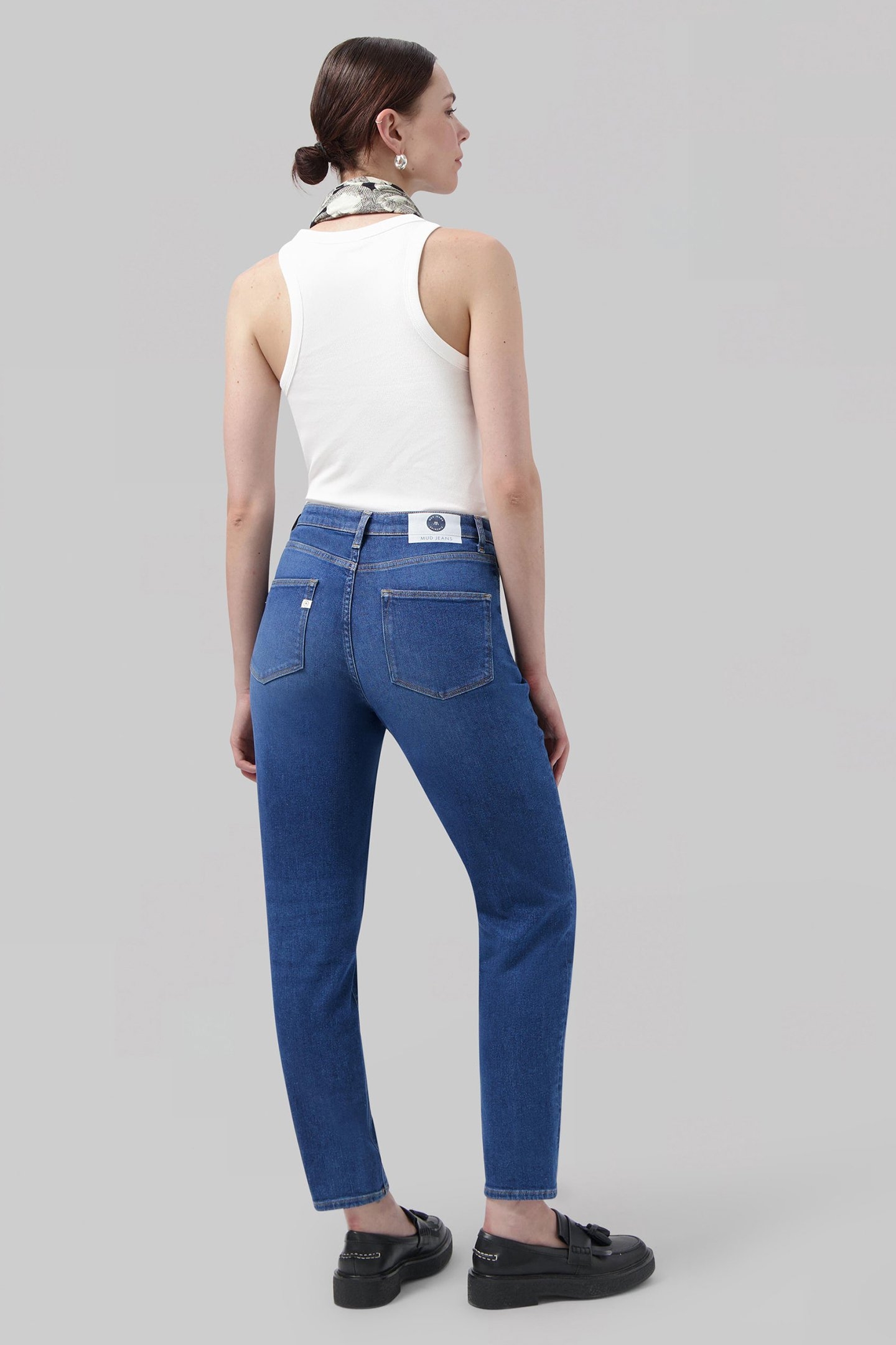 MAMS STRETCH TAPERED - STONE INDIGO STONE INDIGO 4