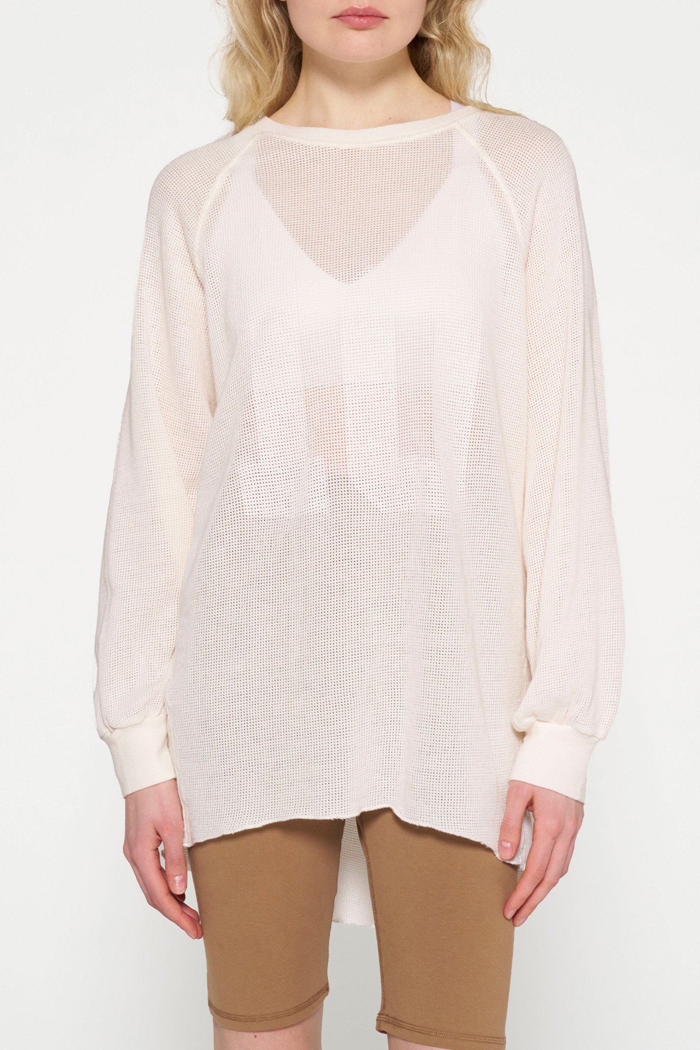 TUNIC MESH ECRU 1