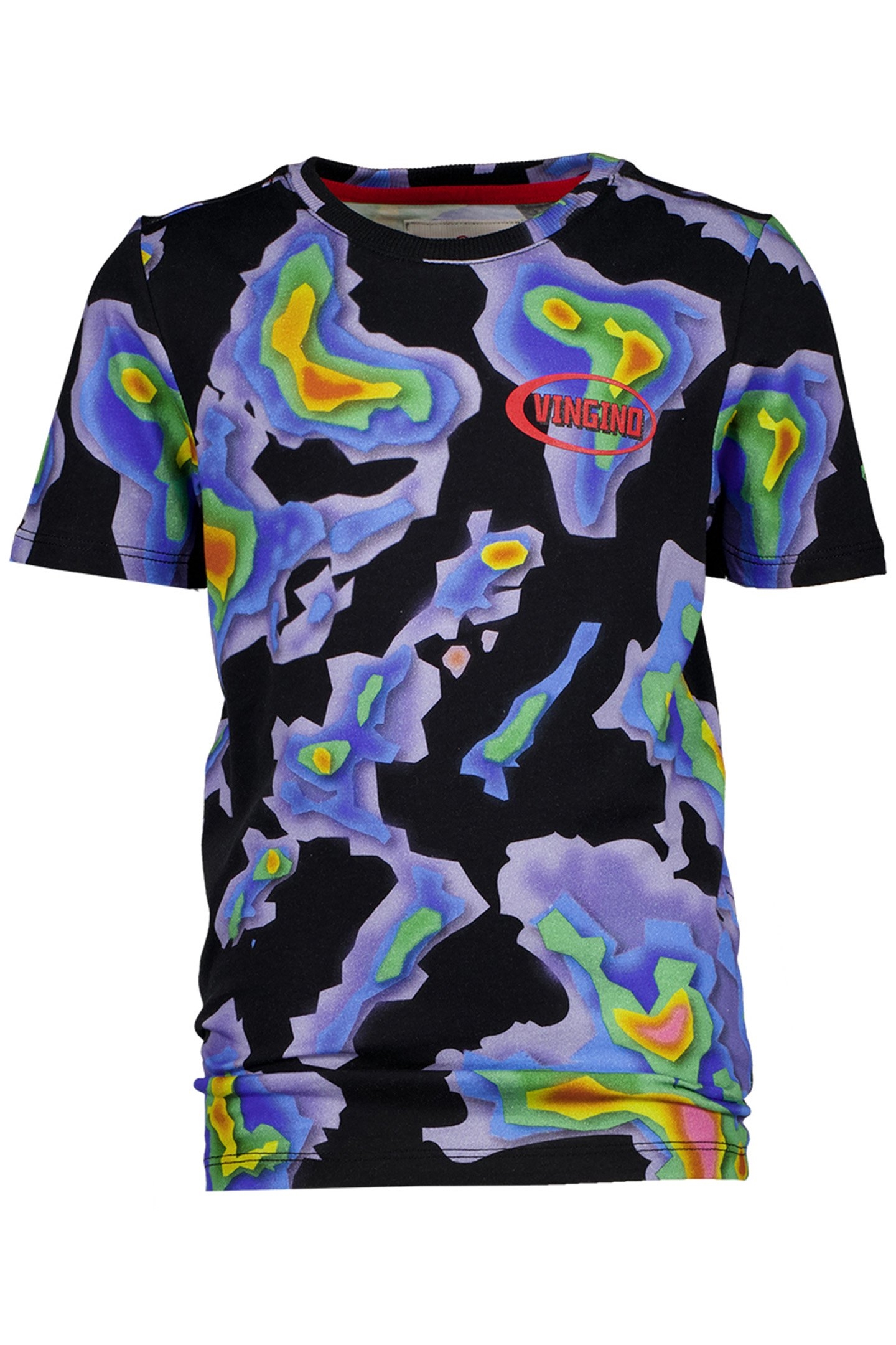 BOY'S HEAT T-SHIRT MULTICOLOR BLACK 1