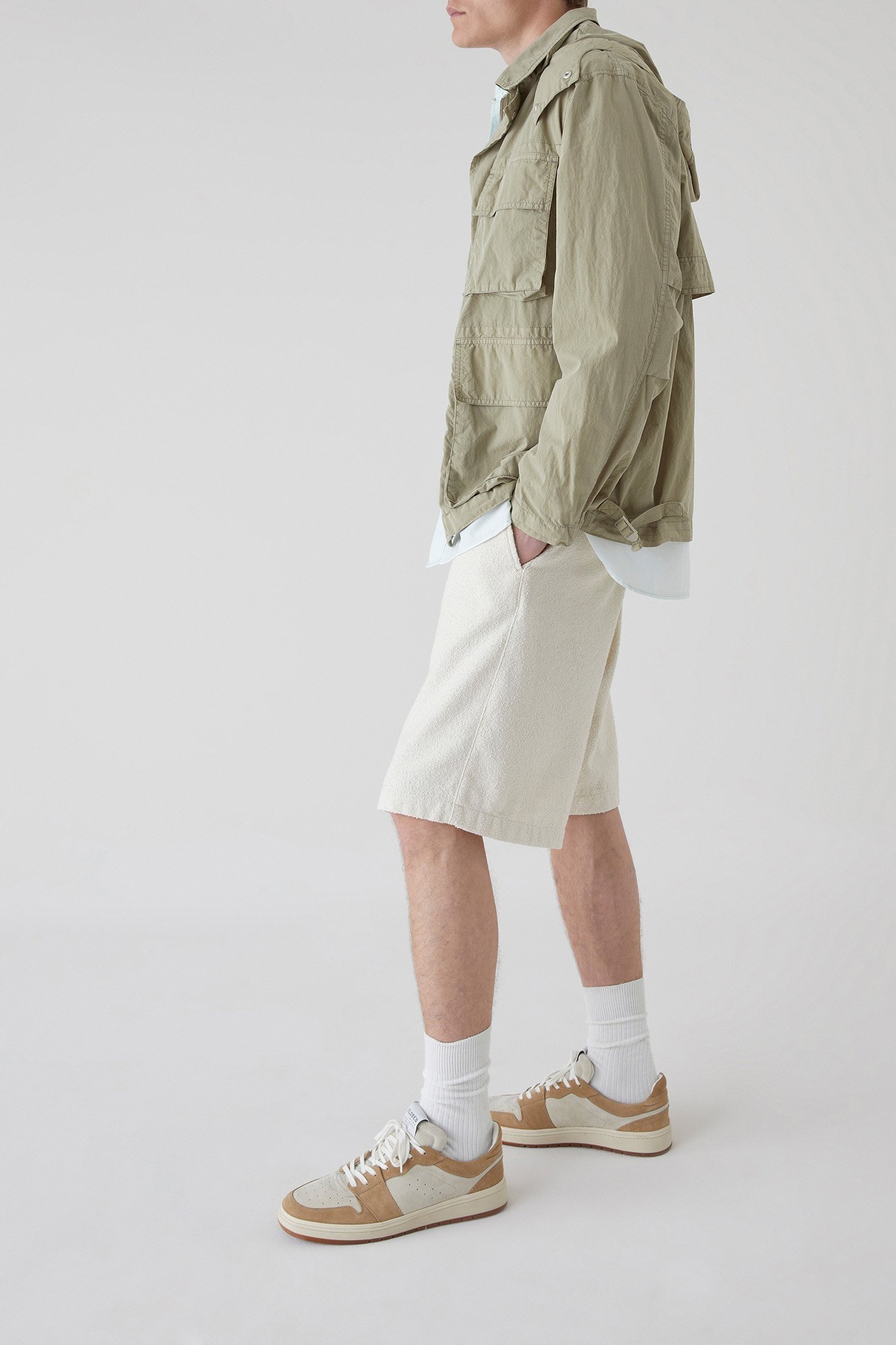 SHORT PARKA JACKETS & COATS LIGHT MOSS GREEN 4