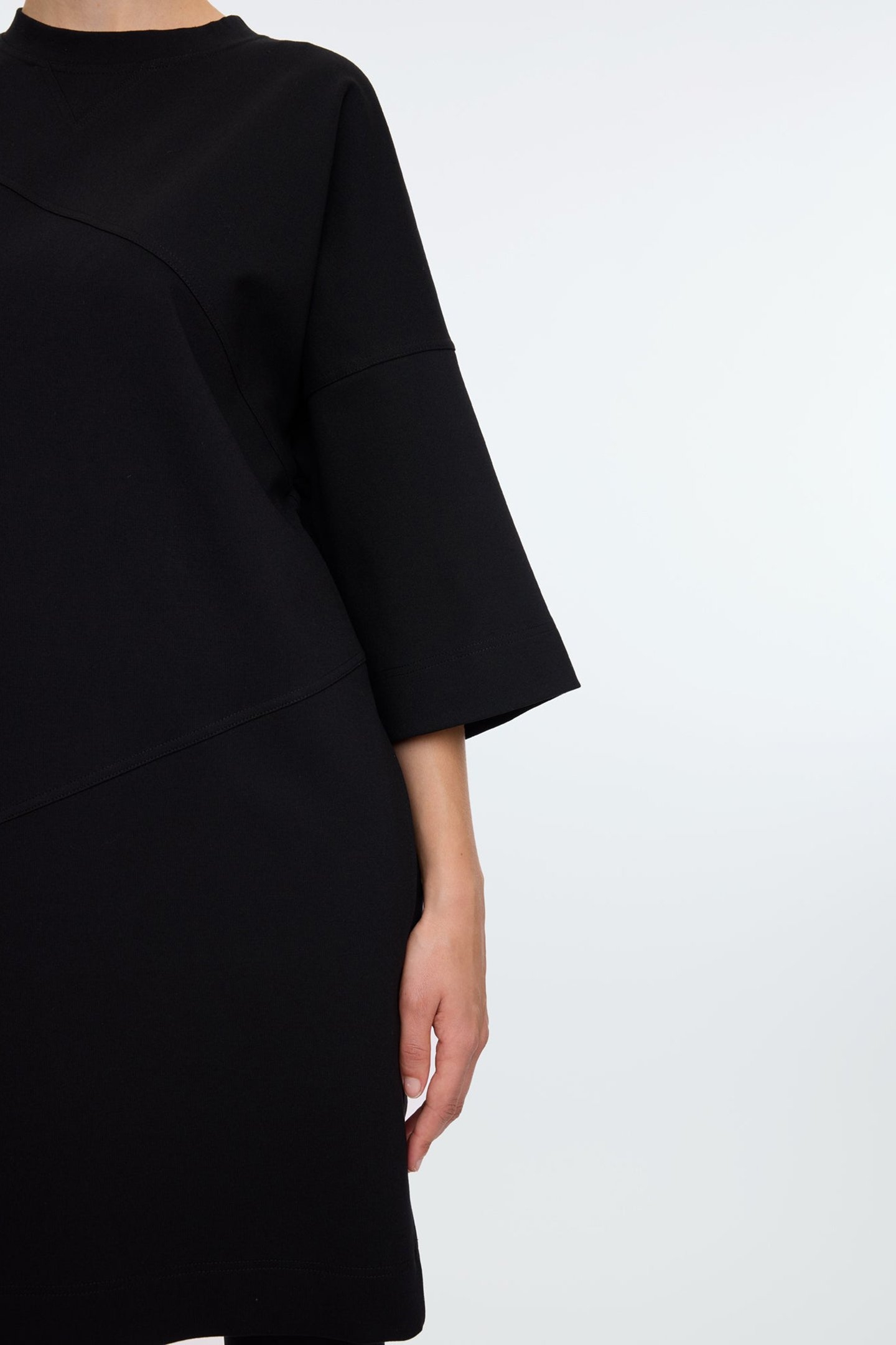 OVERSIZED T-DRESS BLACK 5