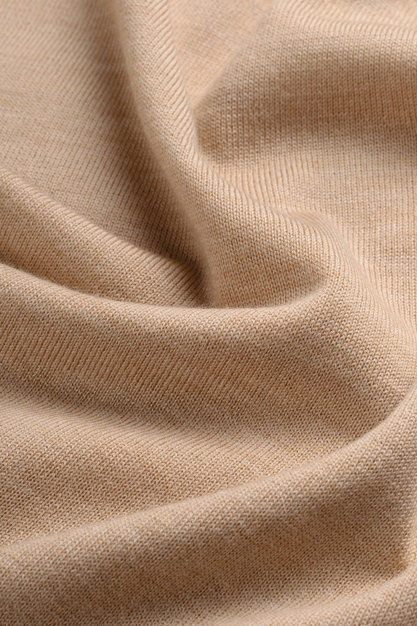POLO LONG SLEEVE 100% MERINO SAHARA SAND 7