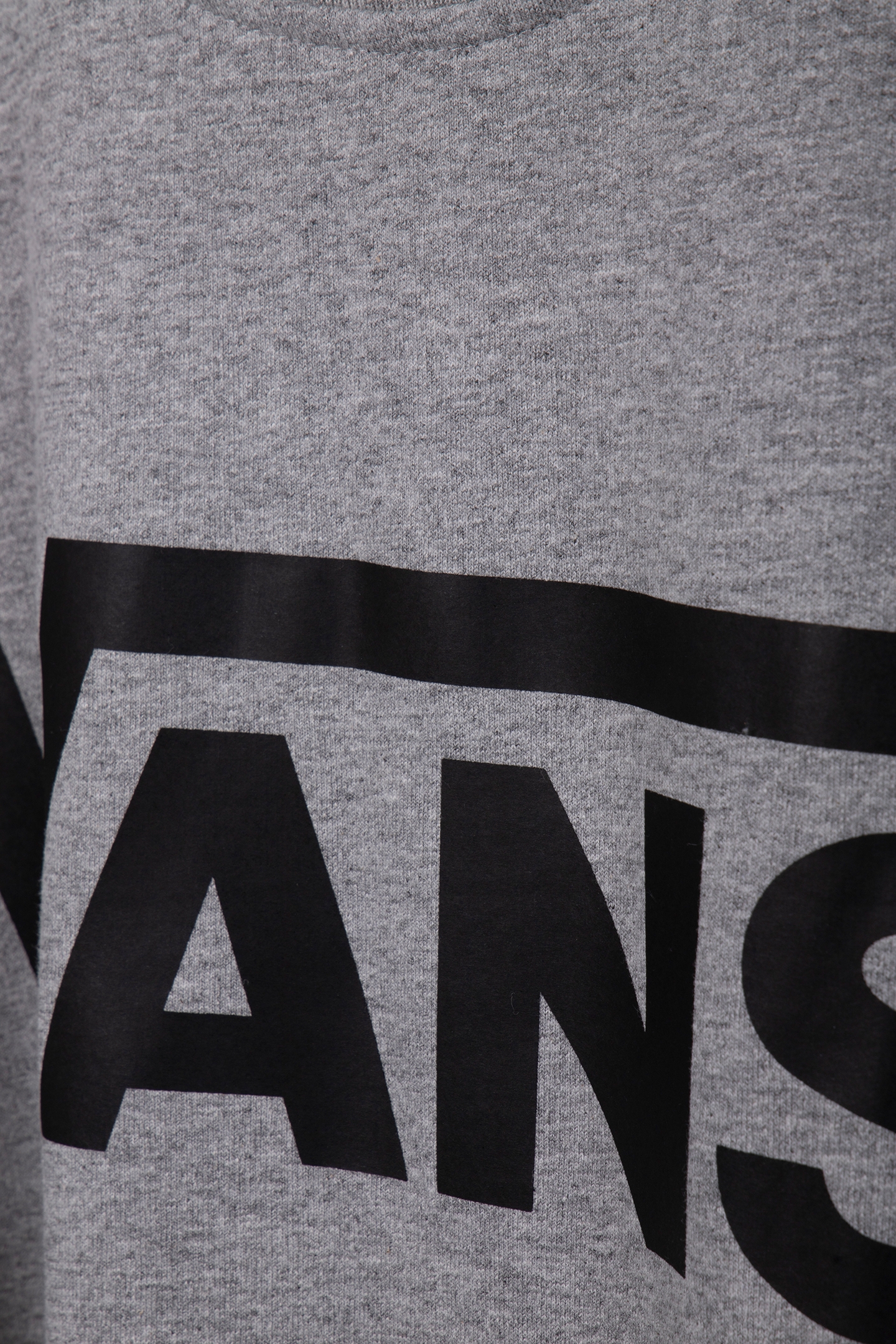 MN VANS CLASSIC CREW II CEMENT HEATHER/BLACK 4