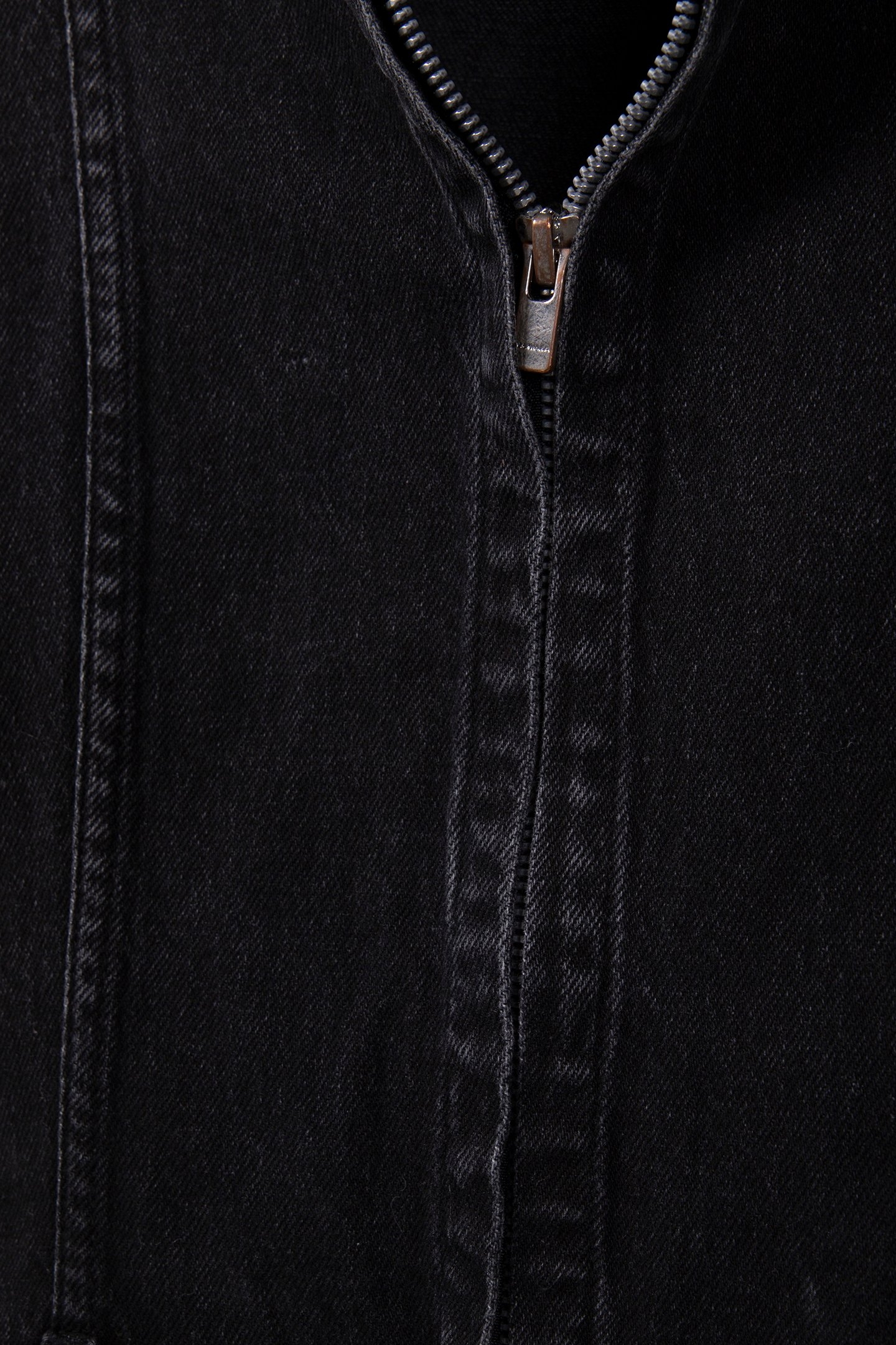 BLACK DENIM OVERALL 4