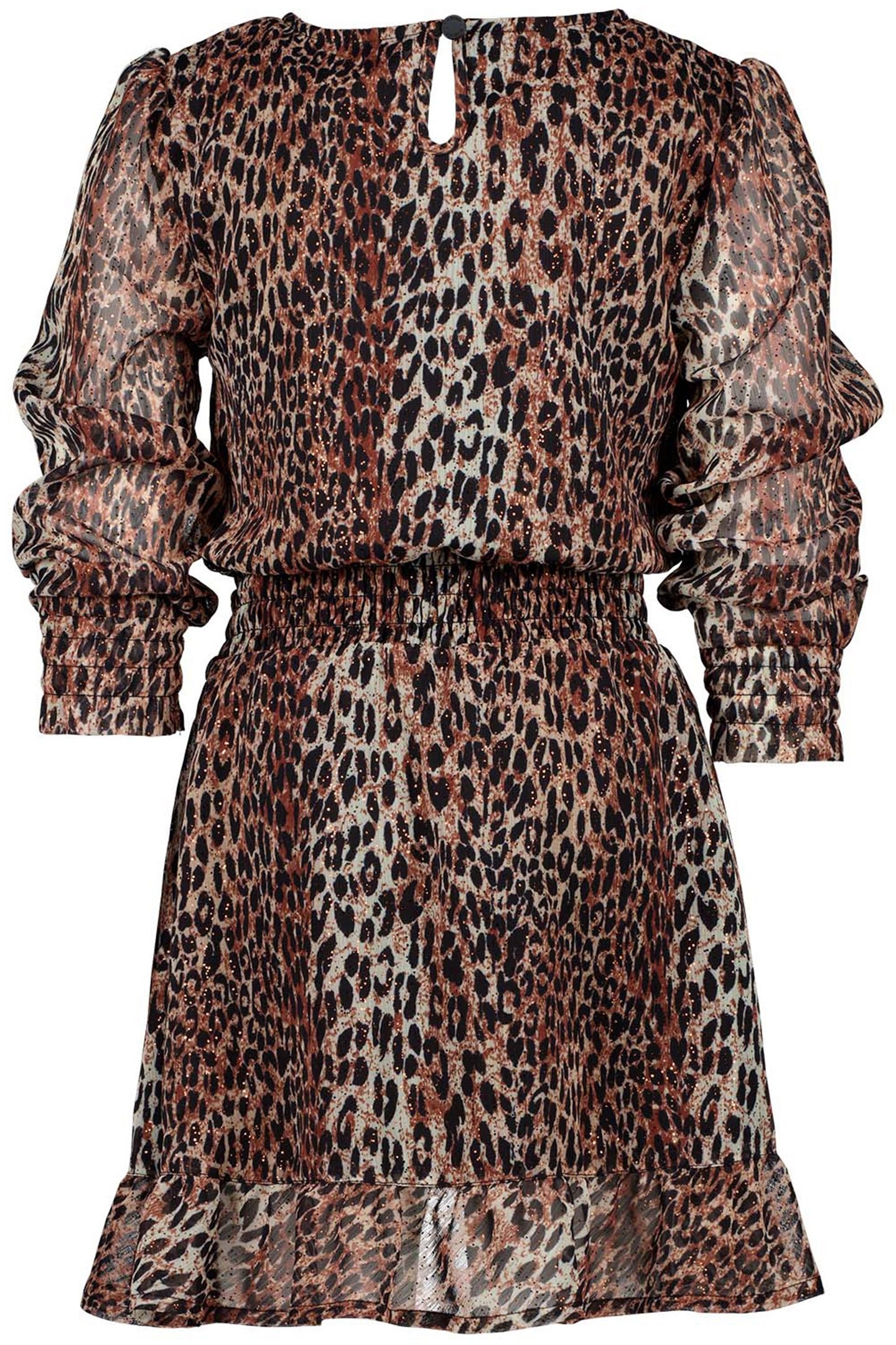 GIRL'S PENIKAH MIDI DRESS MULTICOLOR BROWN 2