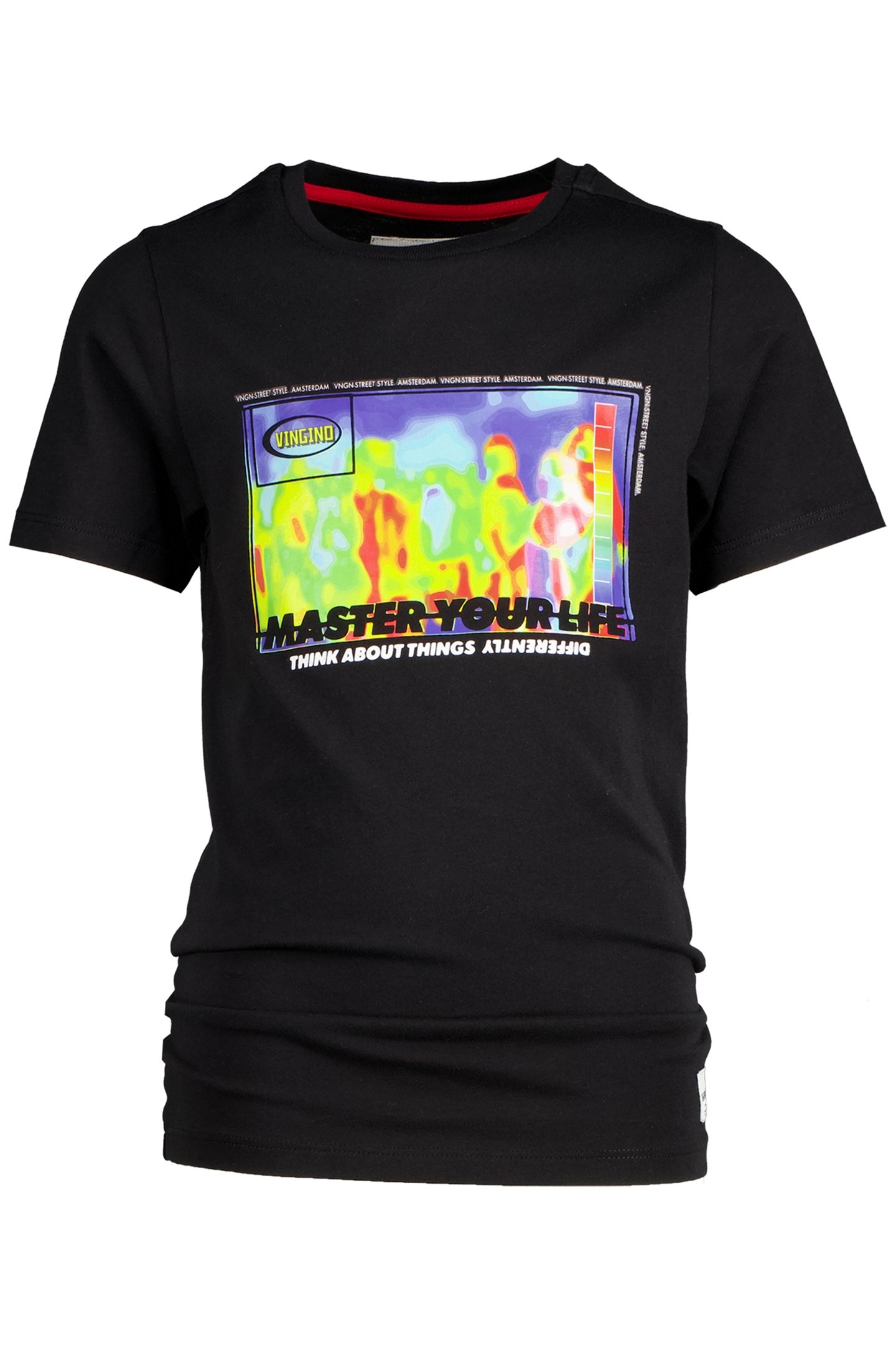 BOY'S HACES T-SHIRT DEEP BLACK 1