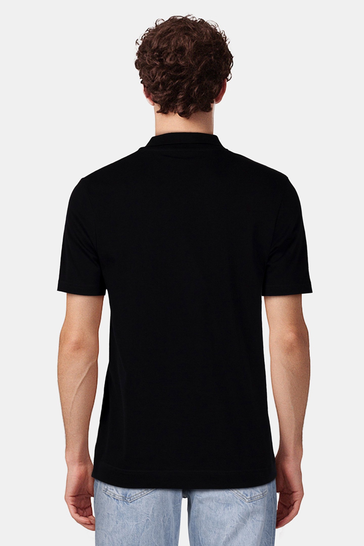 HEX LOGO POLO JET BLACK 2