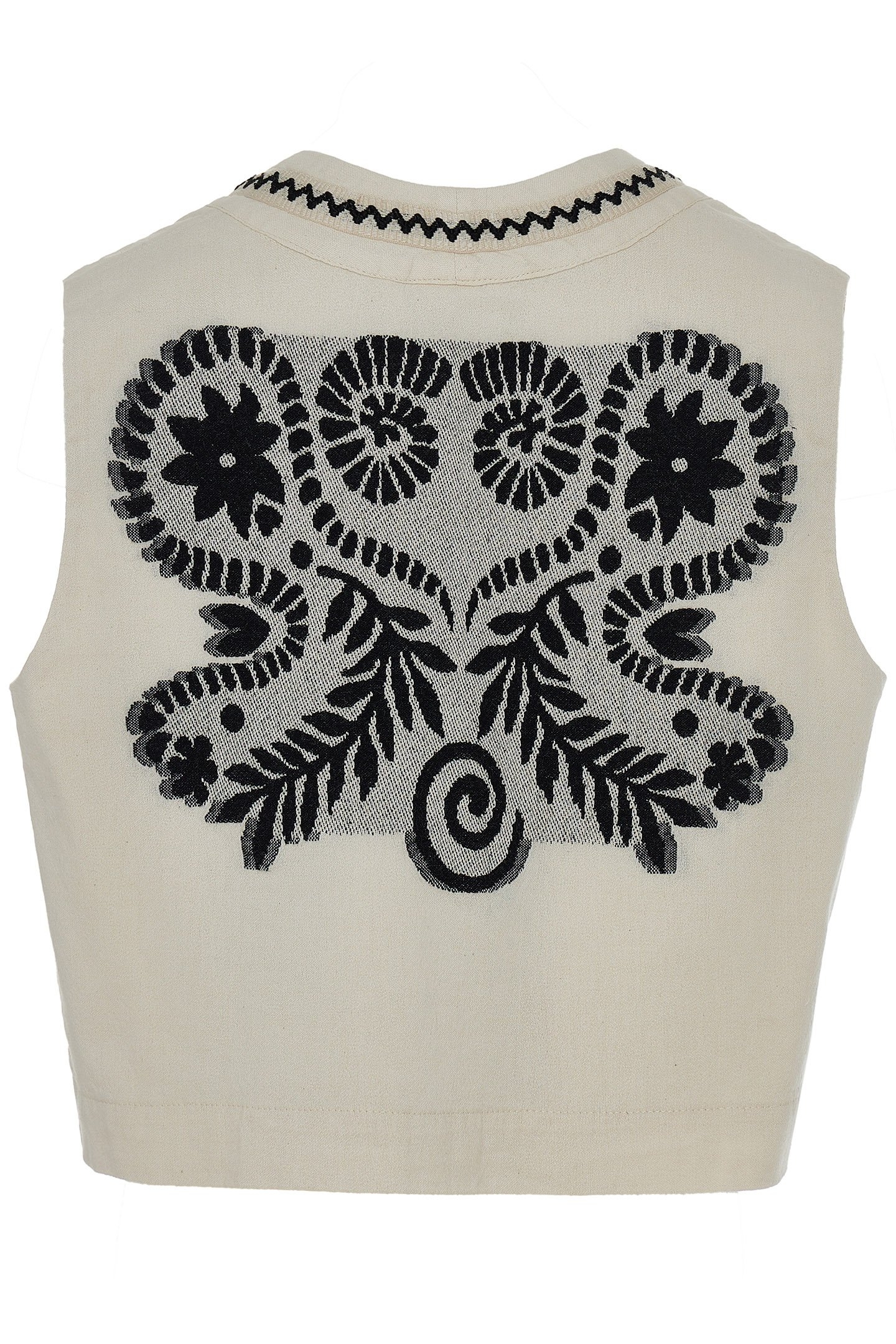 AGATHIST VEST OFFW-BLACK 2