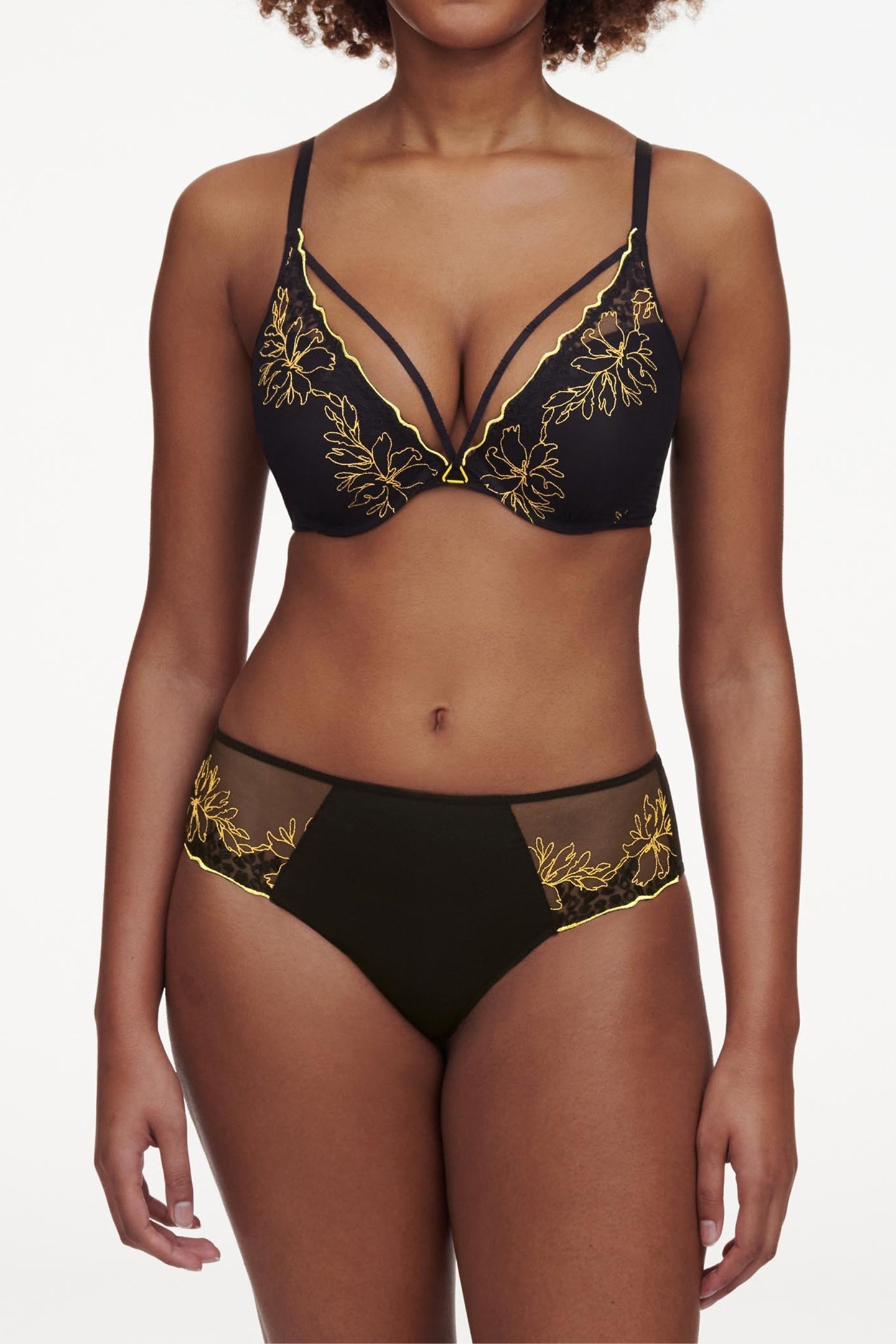 CO BRA TSHIRT PUSH BLACK/YELLOW 1