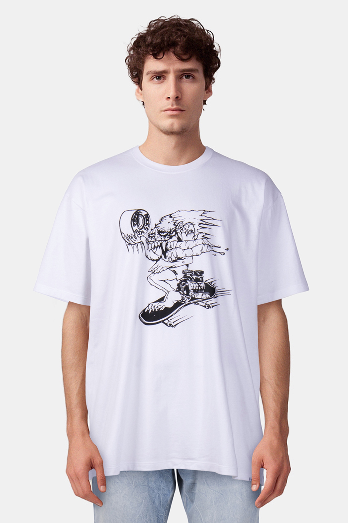 ALVA SKATES SS TEE ALVA SKATES WHITE 1