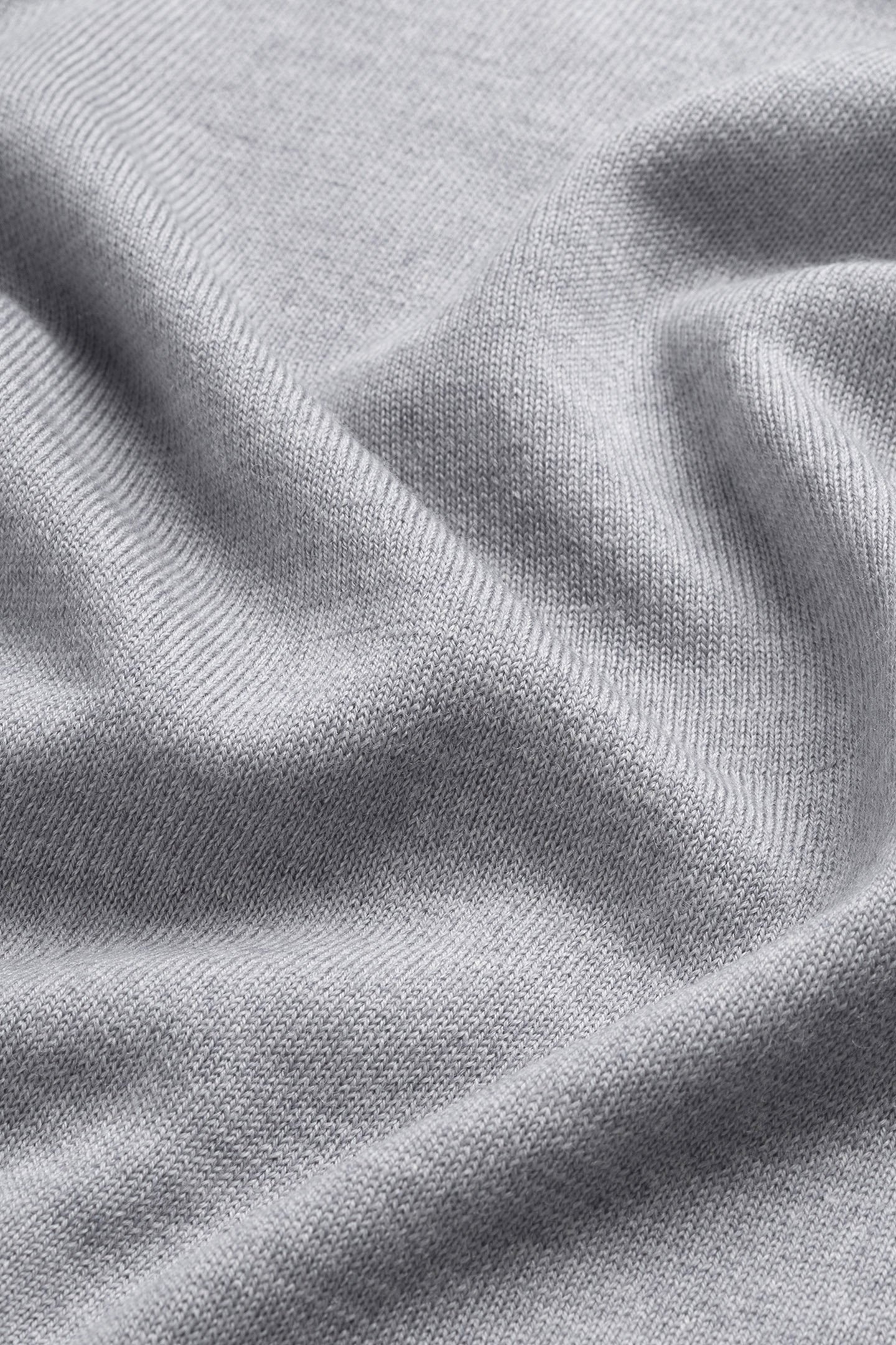 CREW NECK 100% MERINO MOONSTONE GREY 7