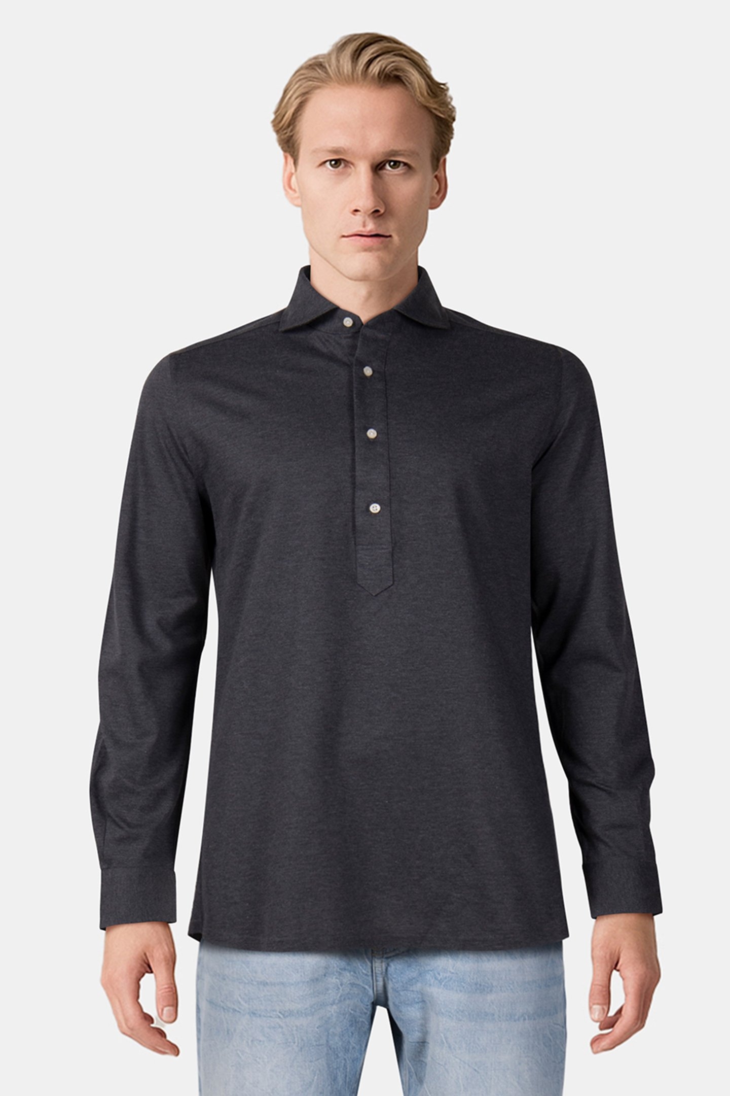 DARK GREY EXTRA SLIM FIT SHIRT DARK GREY 1