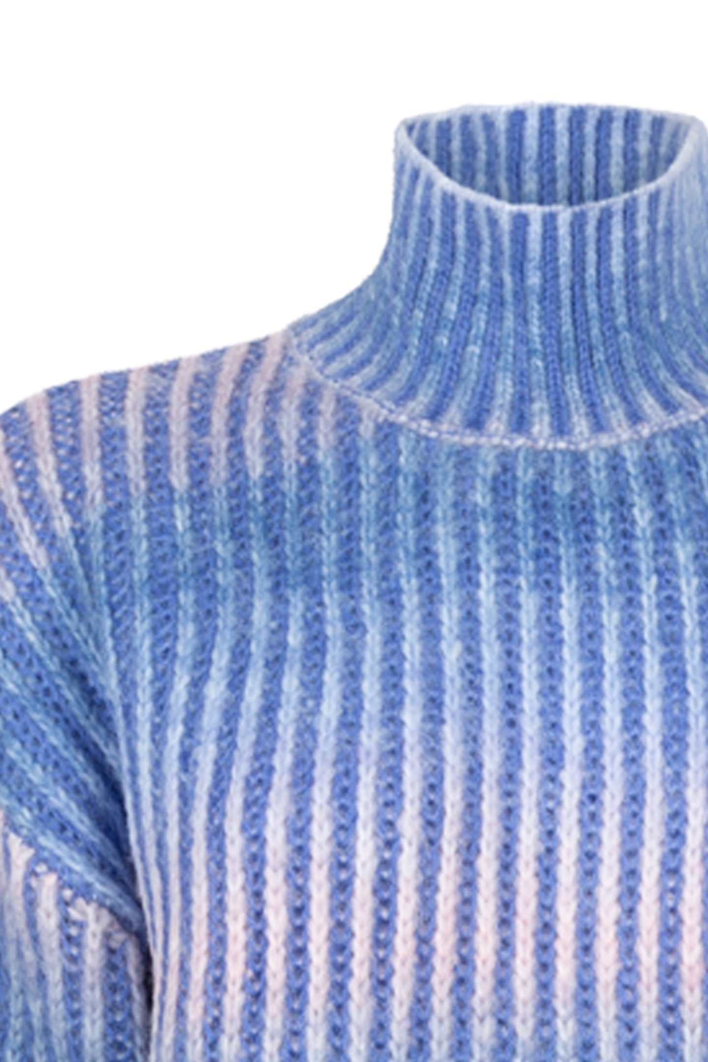 DALY KNITTED PULL LONG SLEEVE BLUE SPACE DYE 5