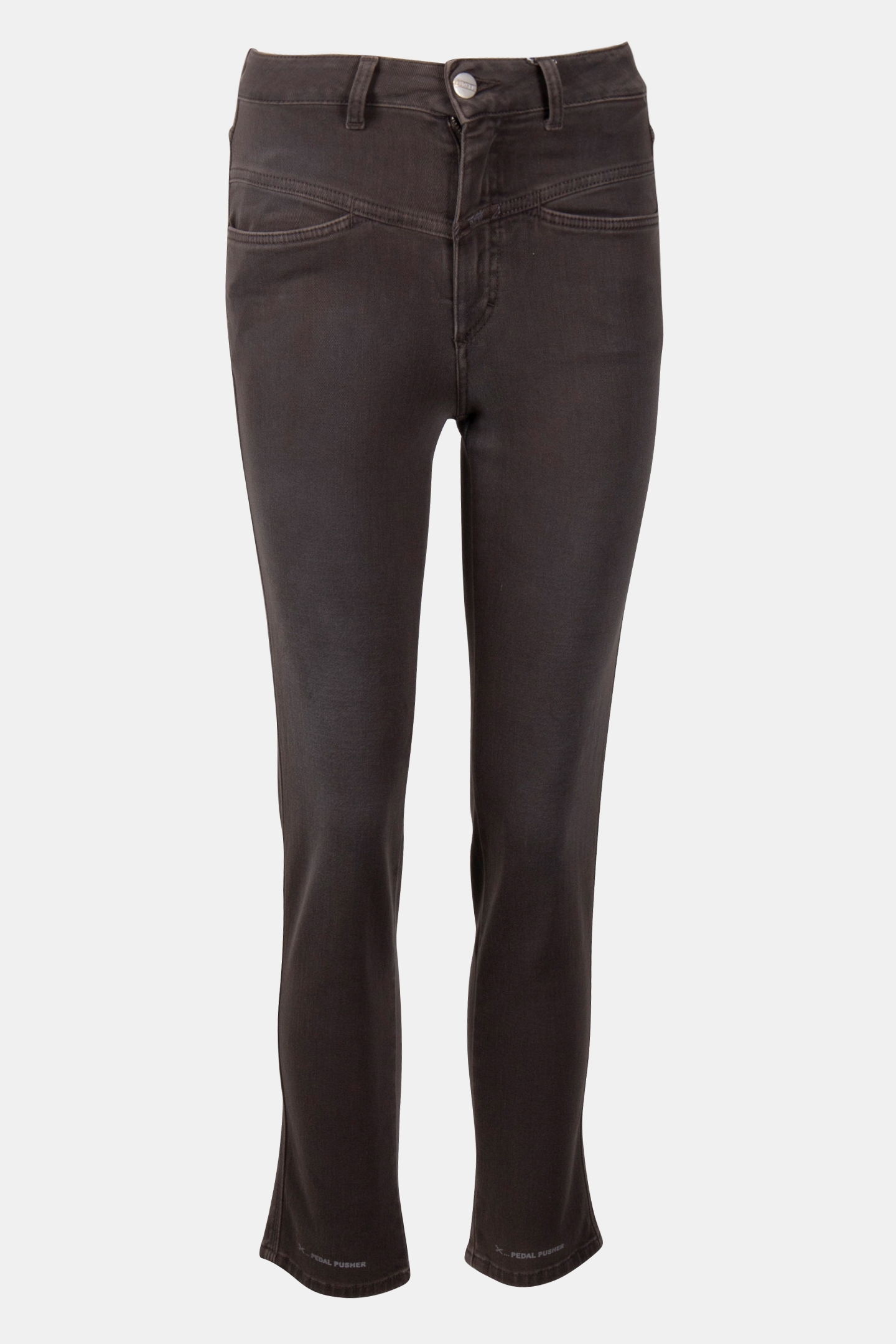PEDAL PUSHER JEANS DARK NICKEL 3