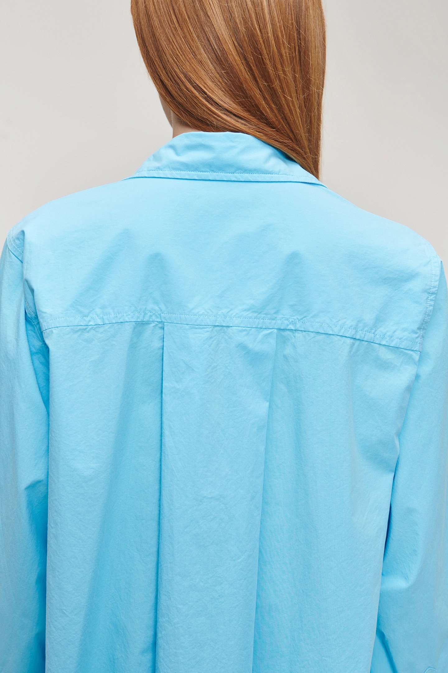 ORG COTTON BOXY SHIRT SKY BLUE 6