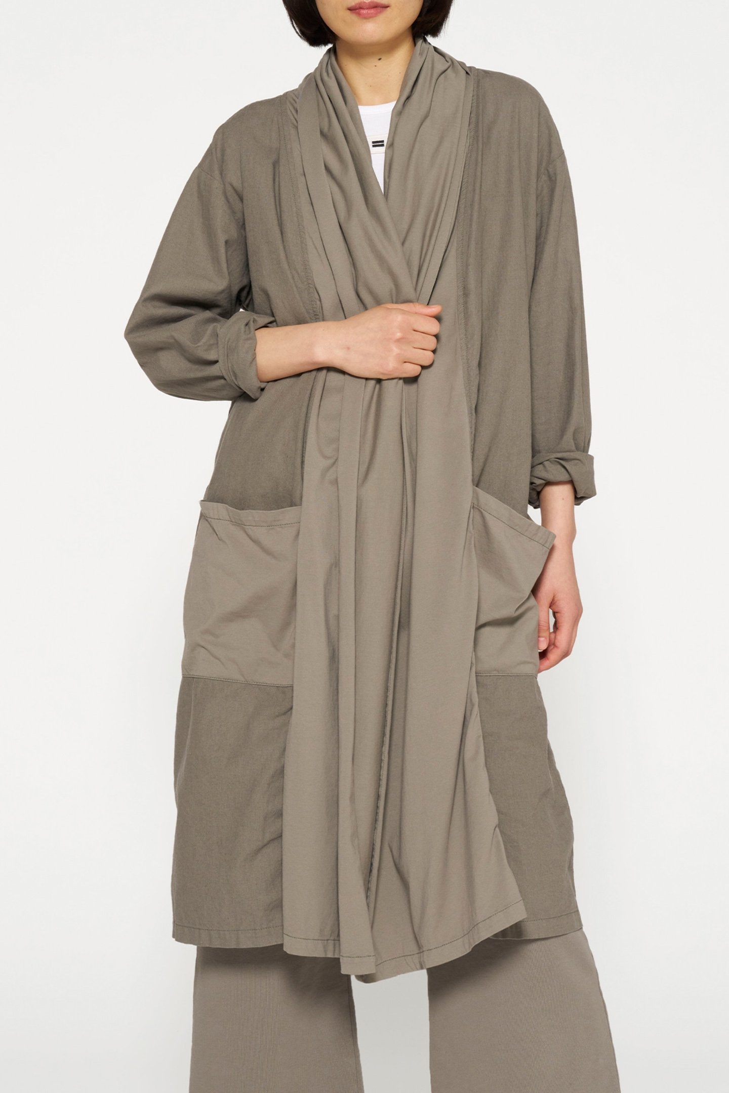 LONG WELLNESS JACKET SAGE 1