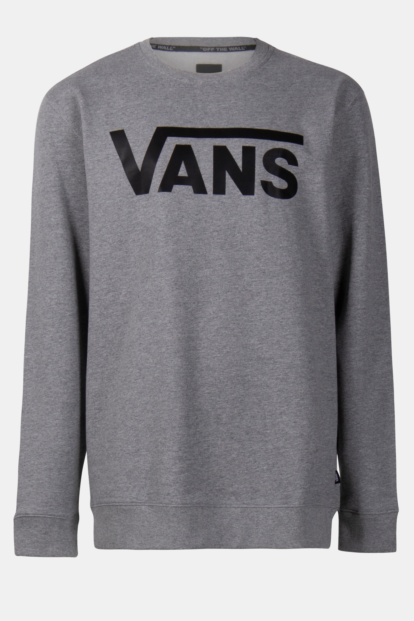 MN VANS CLASSIC CREW II CEMENT HEATHER/BLACK 3